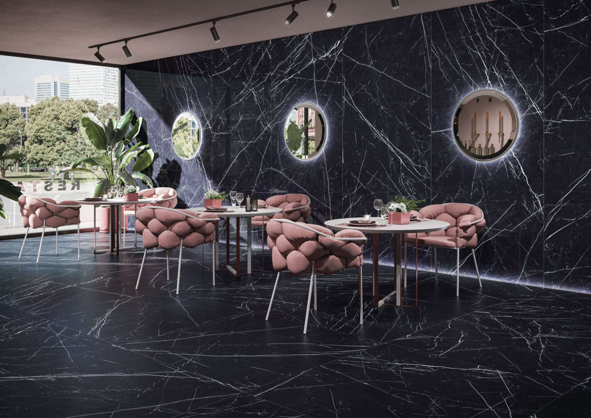 Stone Look Porcelain Tiles - H270
