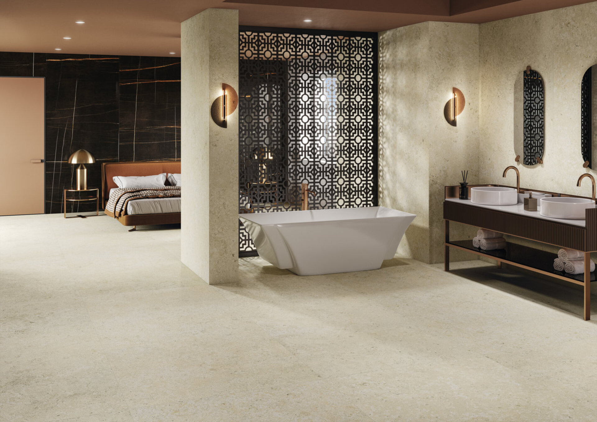 Stone Look Porcelain Tiles - H270