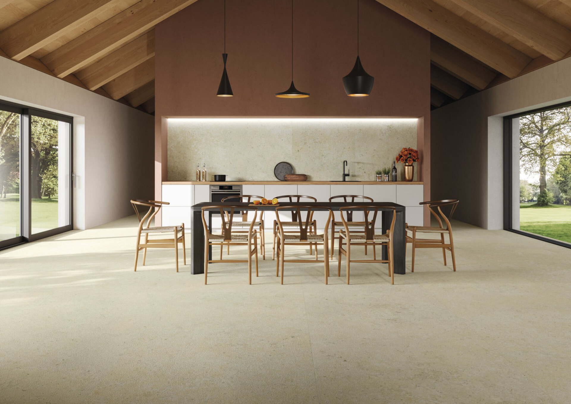 Stone Look Porcelain Tiles - H270