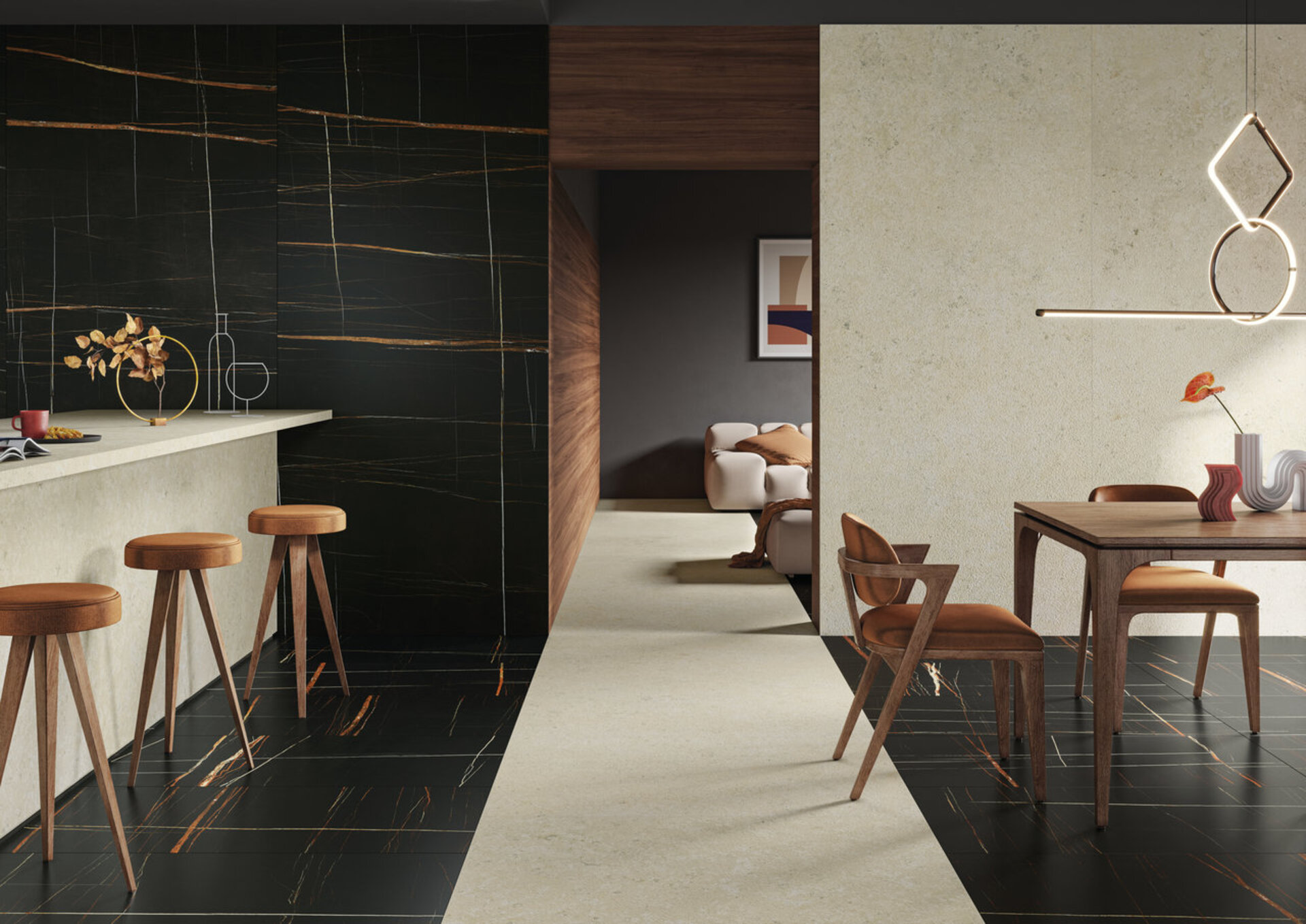 Stone Look Porcelain Tiles - H270