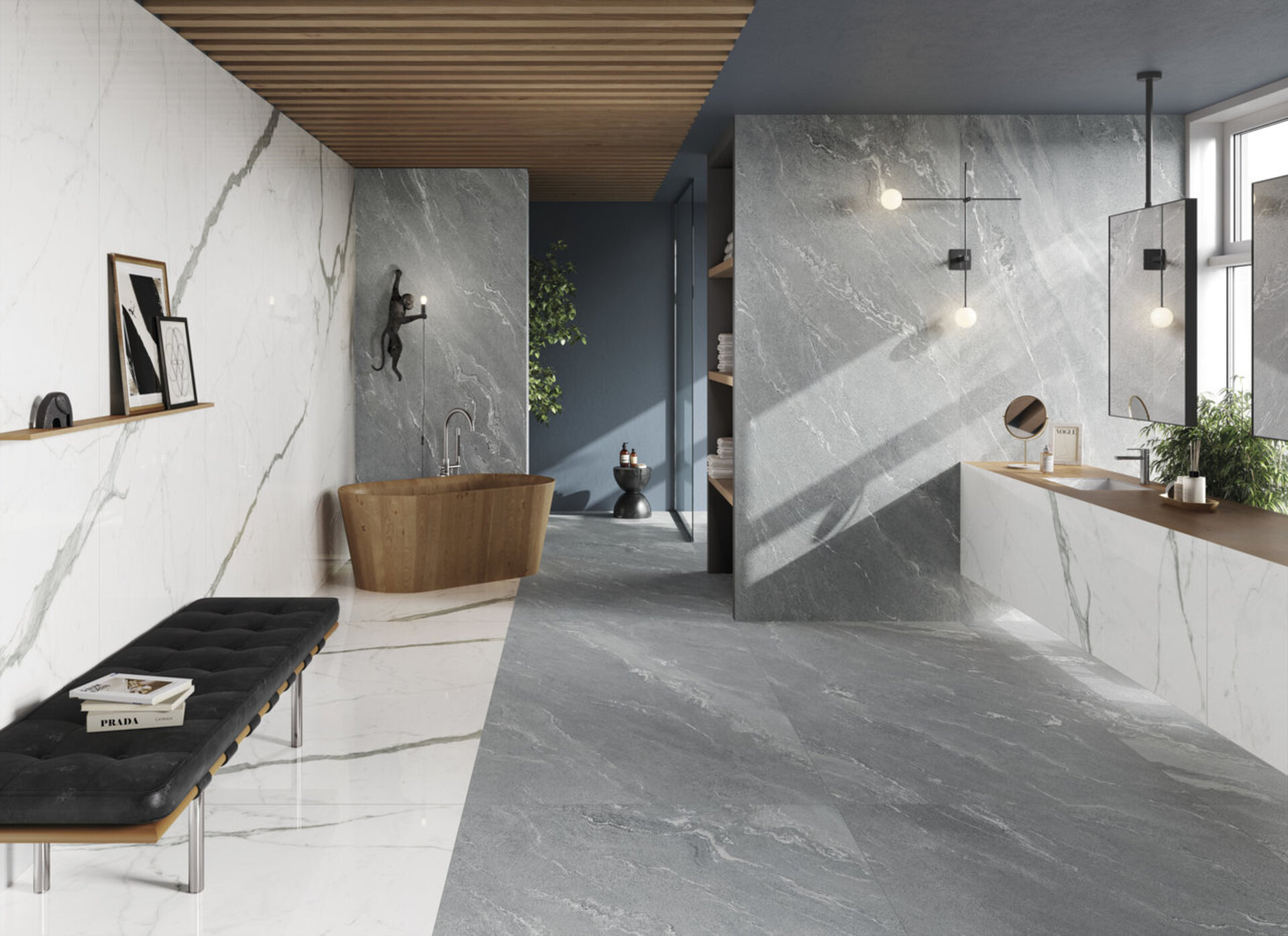 Stone Look Porcelain Tiles - H270