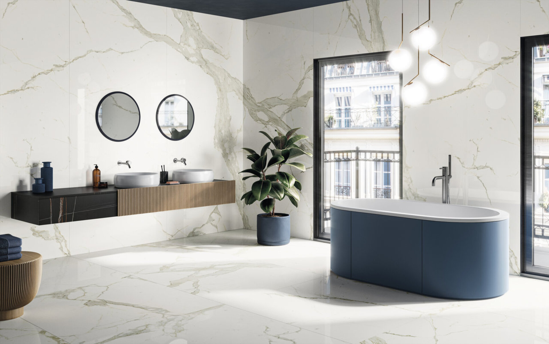 Stone Look Porcelain Tiles - H270
