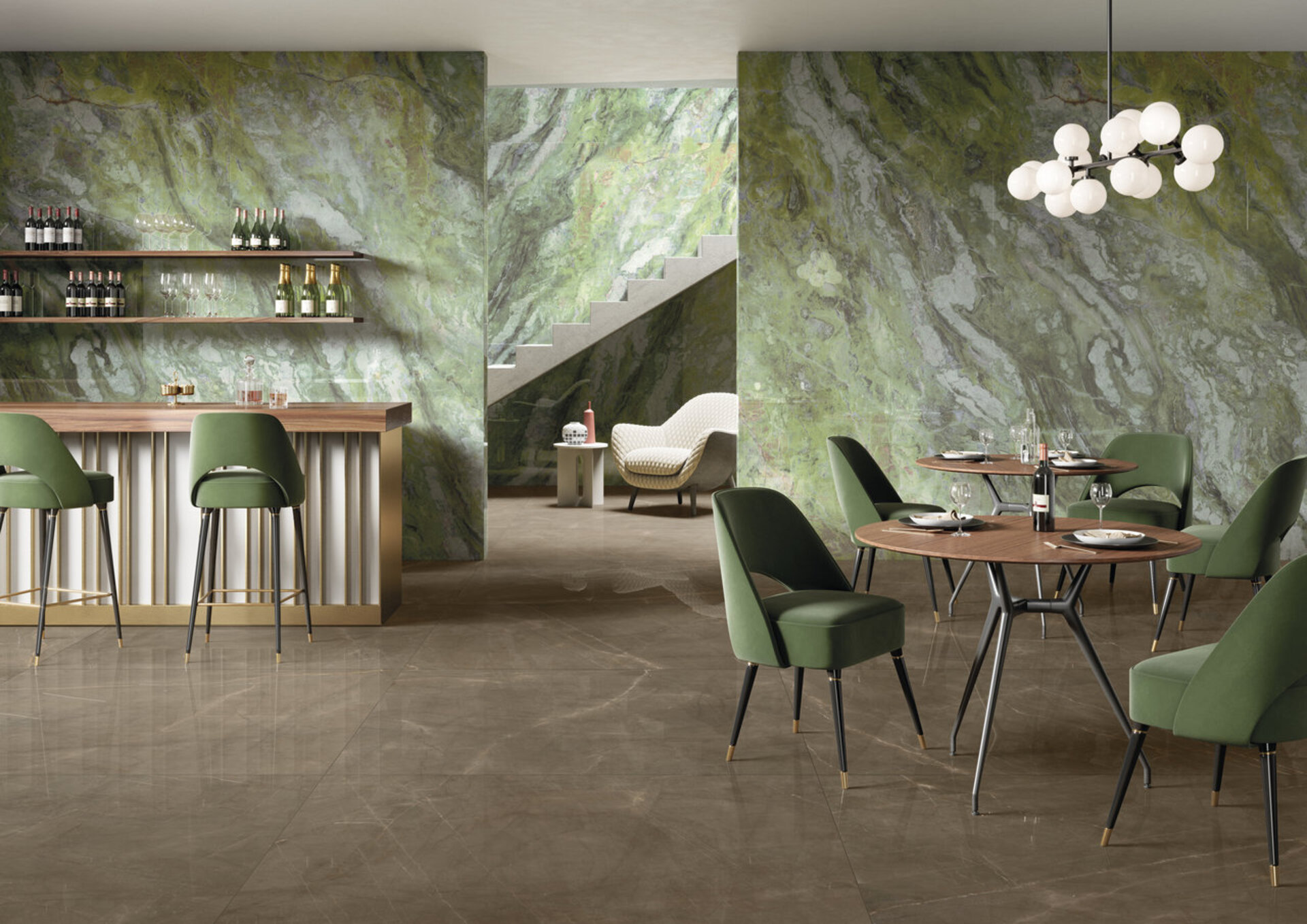 Marble and Granite Look Porcelain Tiles - MARMI