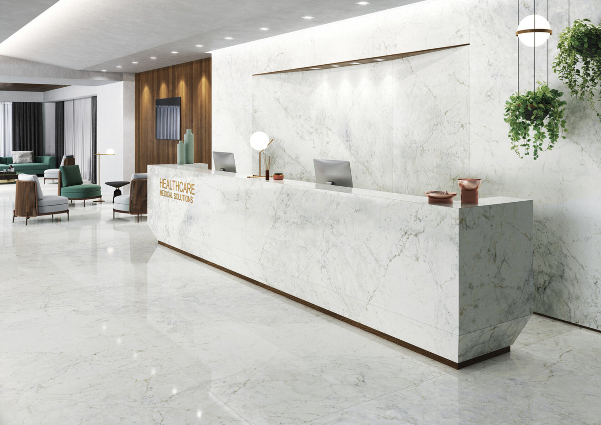 Marble and Granite Look Porcelain Tiles - MARMI