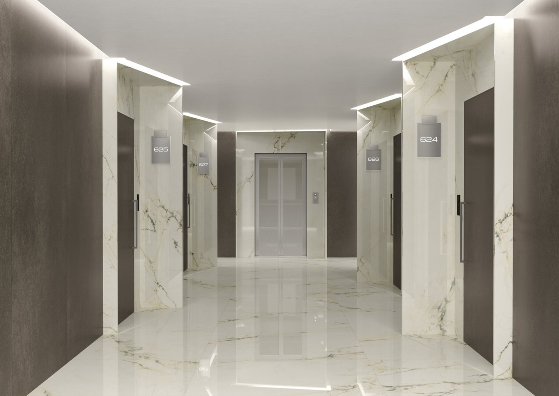 Marble and Granite Look Porcelain Tiles - MARMI