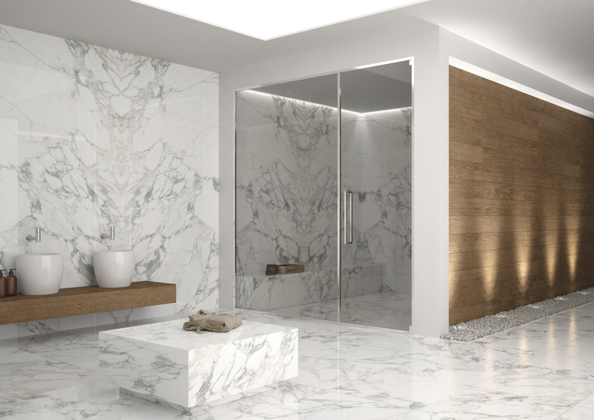 Marble and Granite Look Porcelain Tiles - MARMI