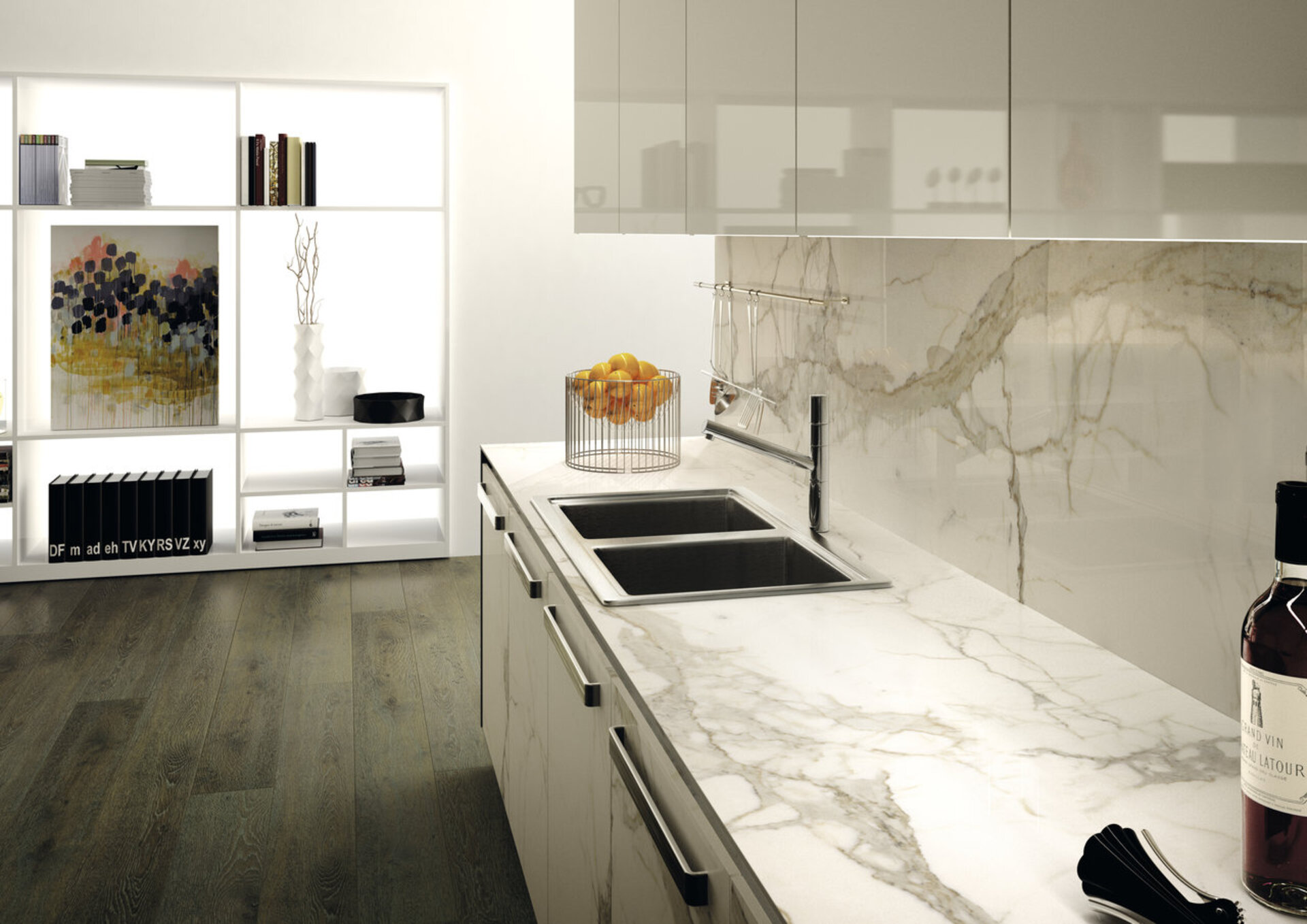 Marble and Granite Look Porcelain Tiles - MARMI