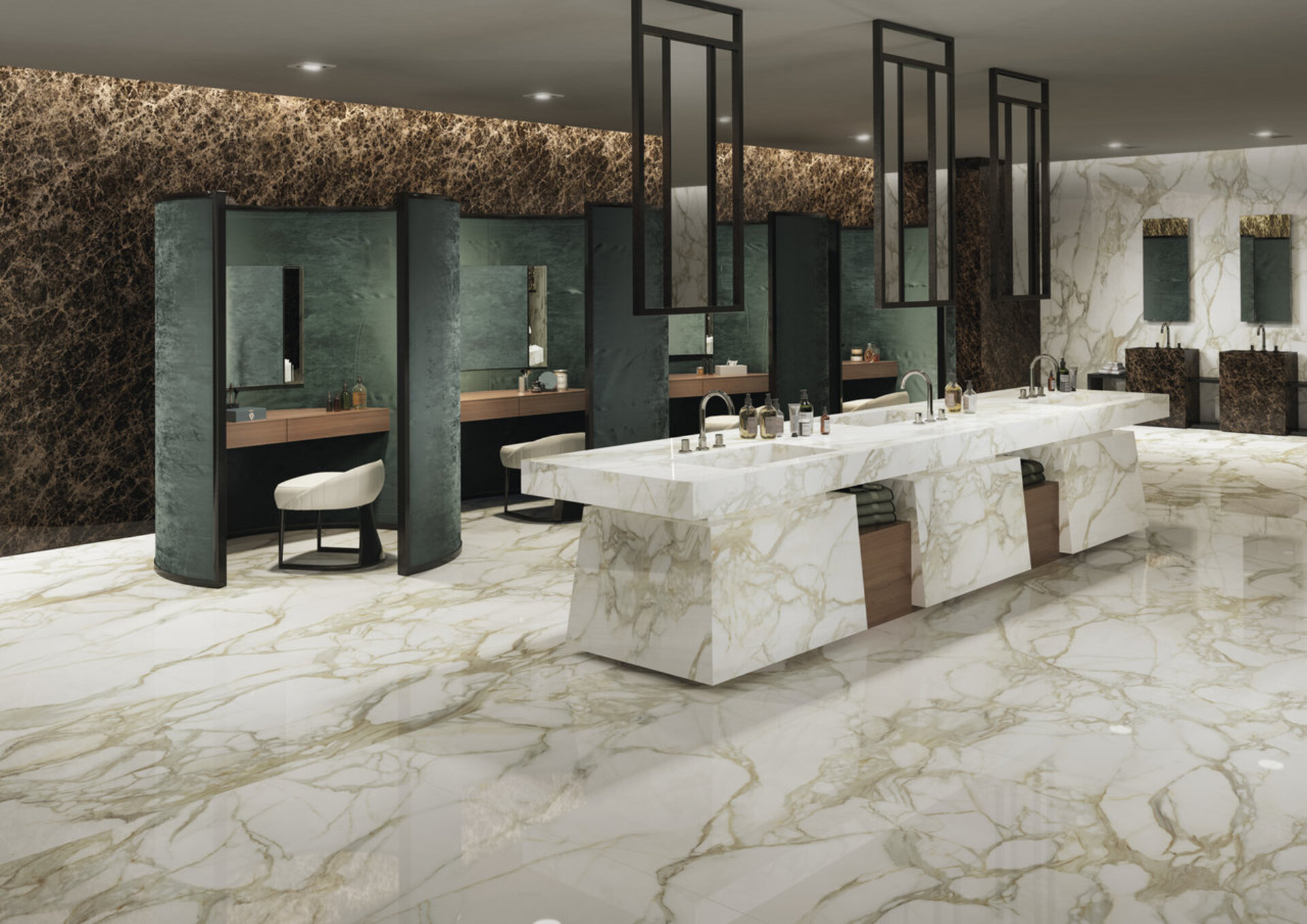 Marble and Granite Look Porcelain Tiles - MARMI