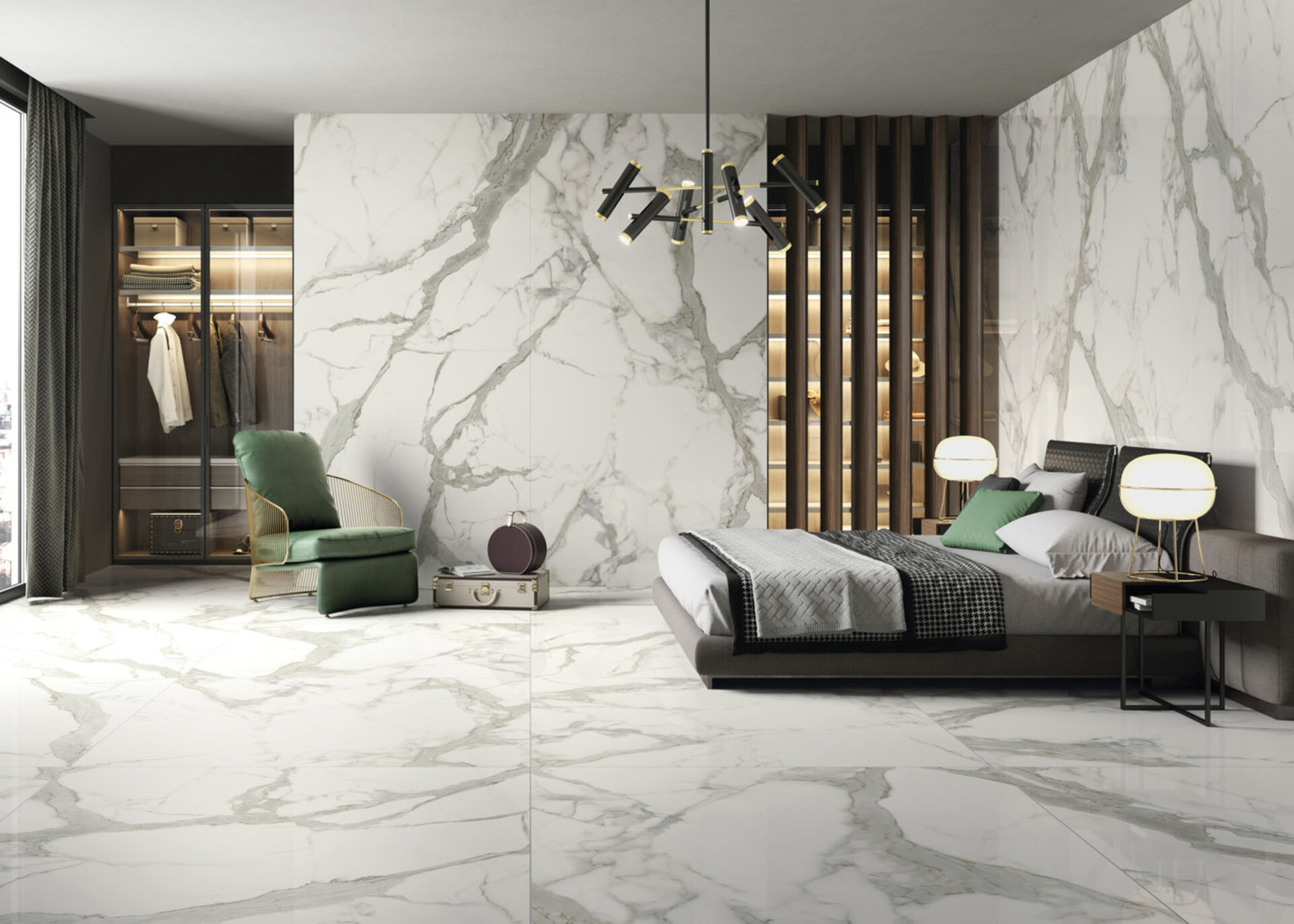 Marble and Granite Look Porcelain Tiles - MARMI