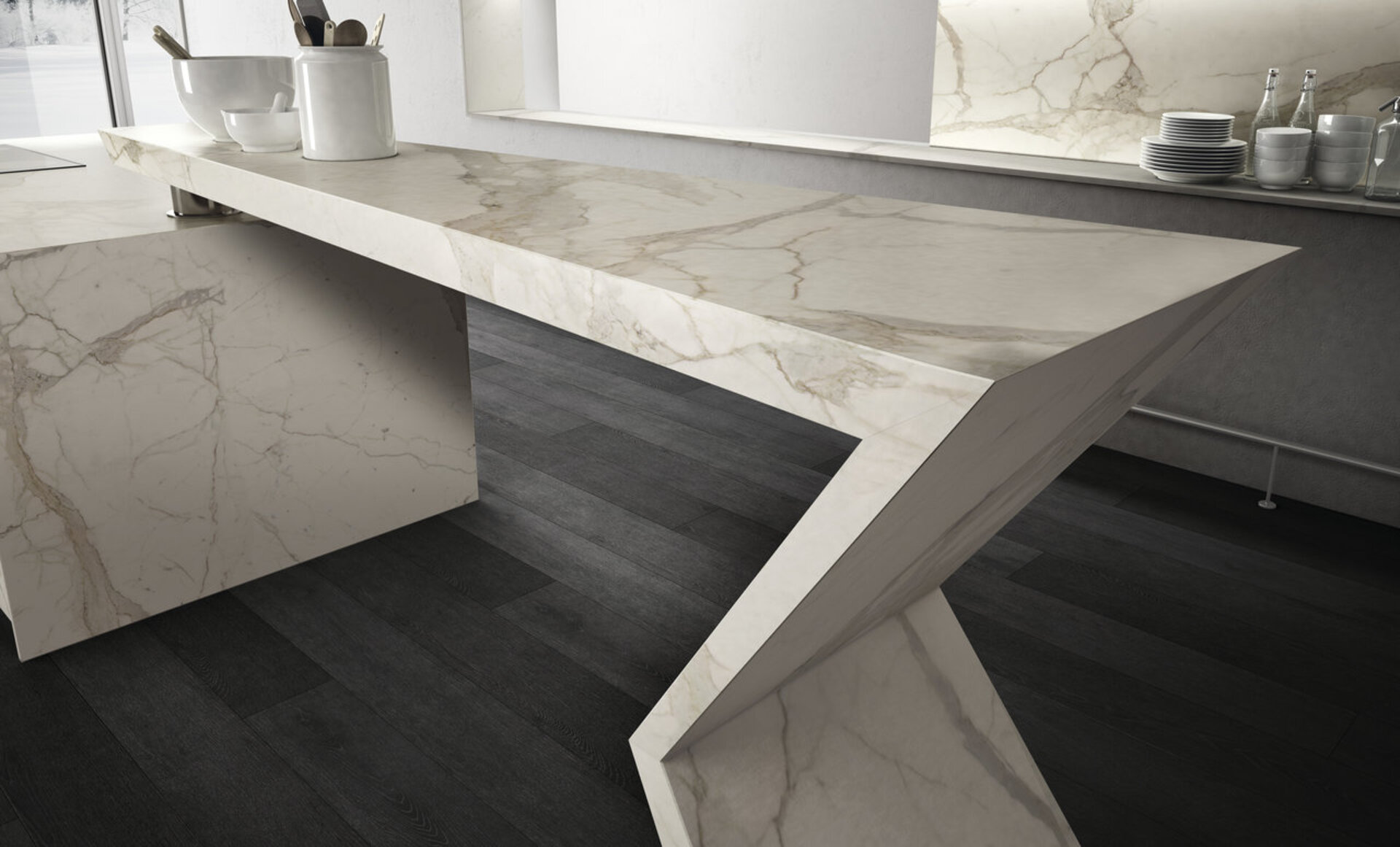 Marble and Granite Look Porcelain Tiles - MARMI