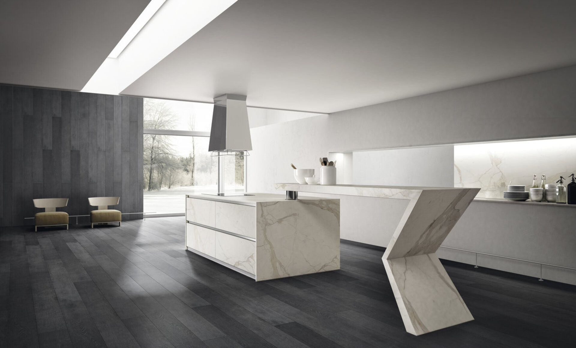 Marble and Granite Look Porcelain Tiles - MARMI