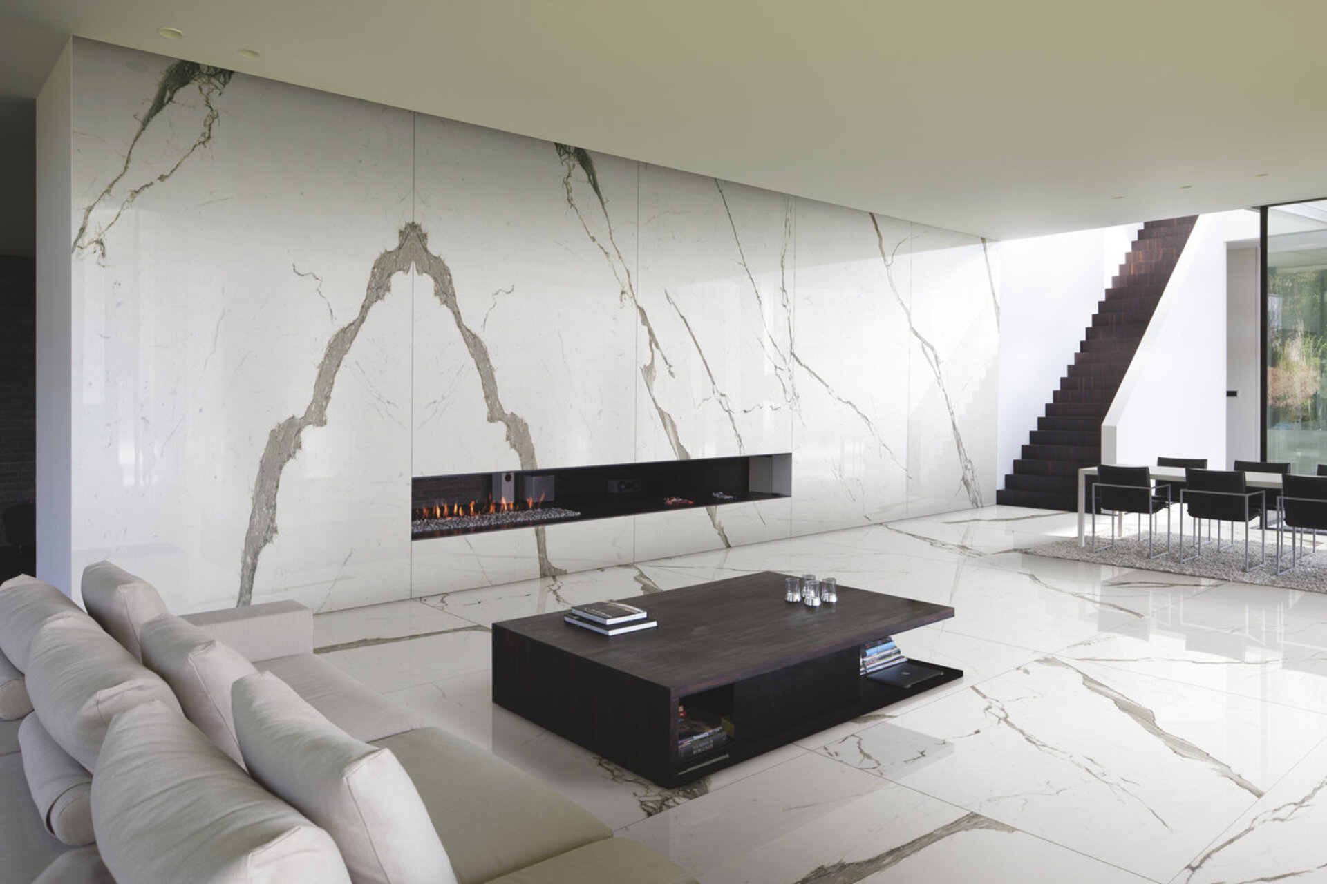 Marble and Granite Look Porcelain Tiles - MARMI