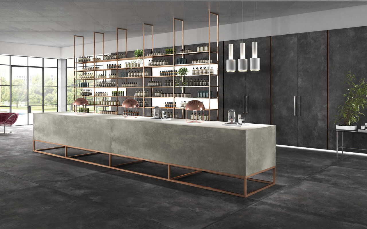 Cement Effect Porcelain Tiles - WALK ON MAXFINE