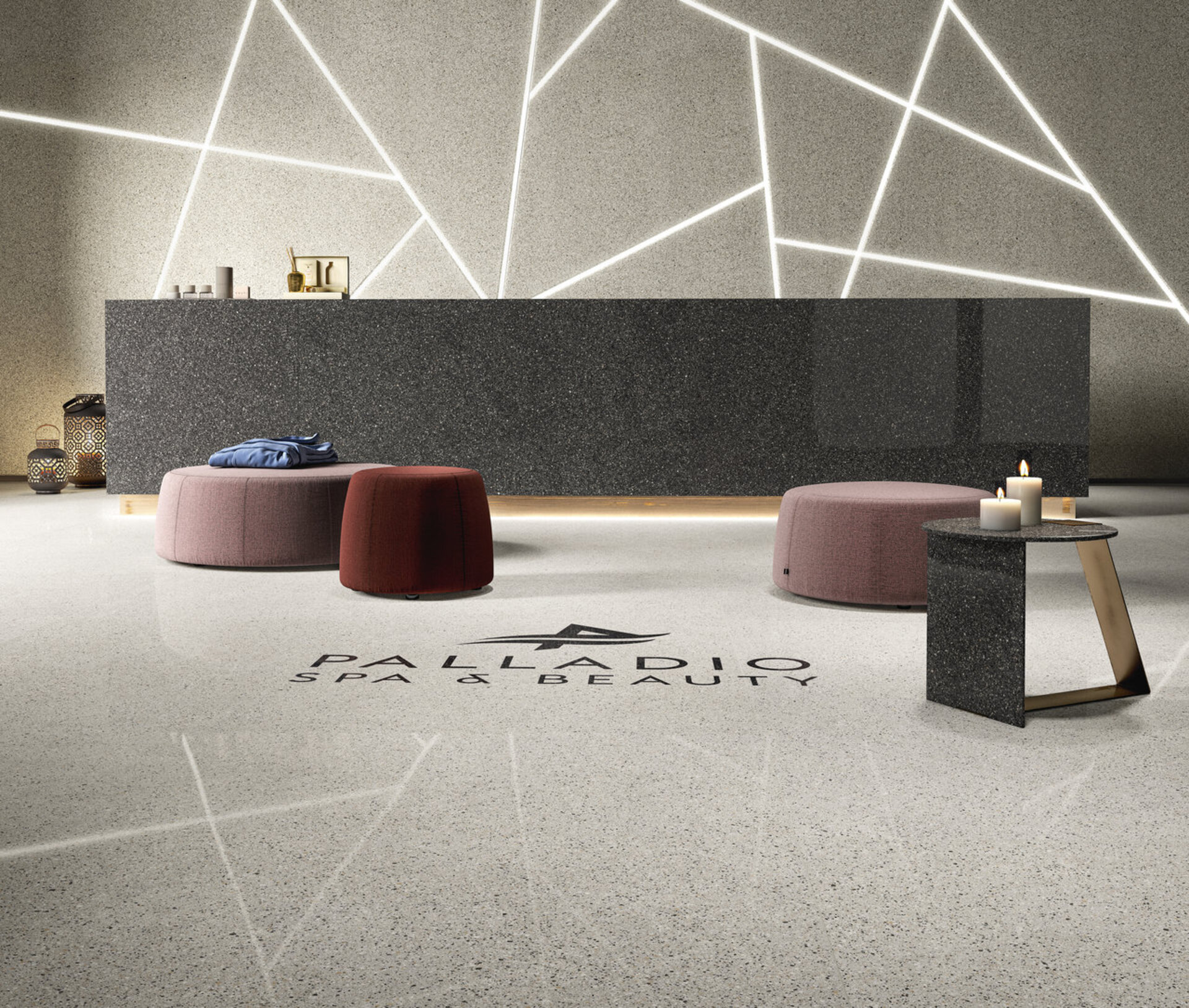 Stone Look Porcelain Tiles - PALLADIO
