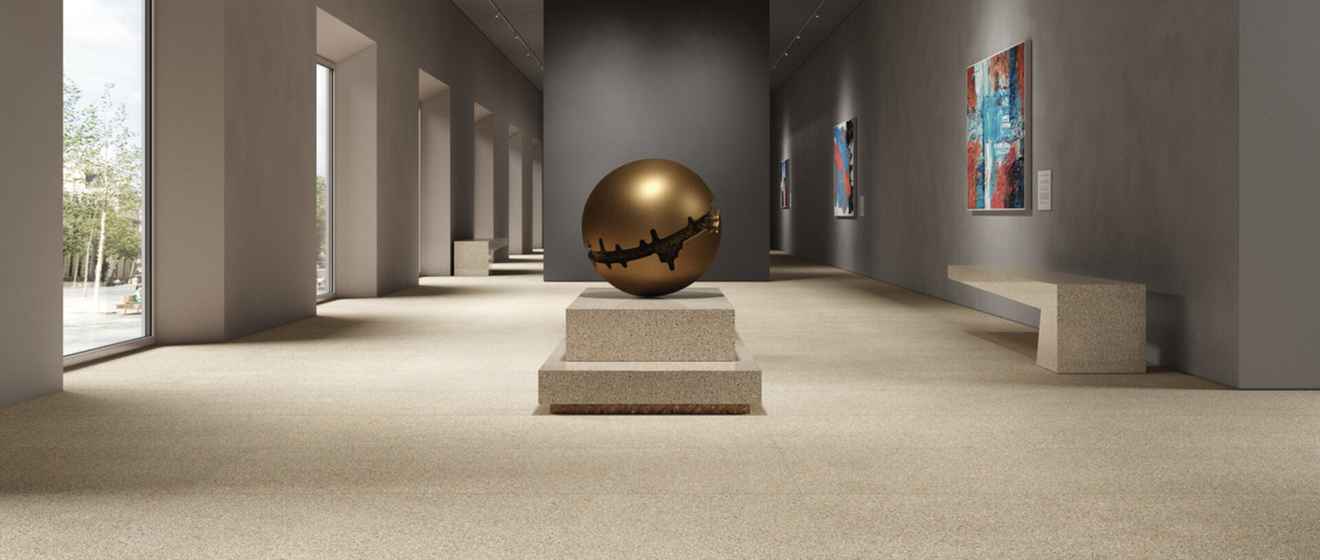 Stone Look Porcelain Tiles - PALLADIO