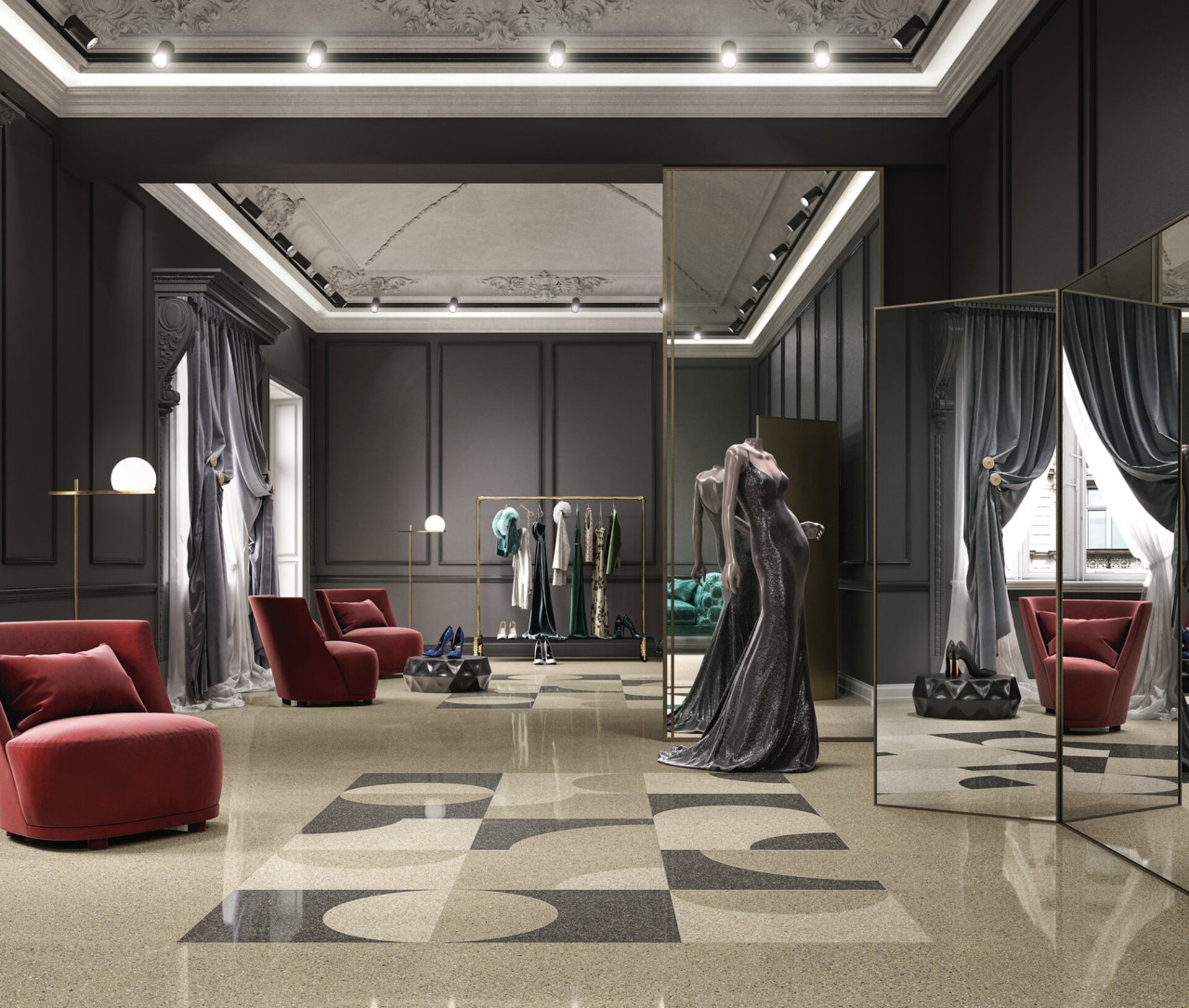 Stone Look Porcelain Tiles - PALLADIO
