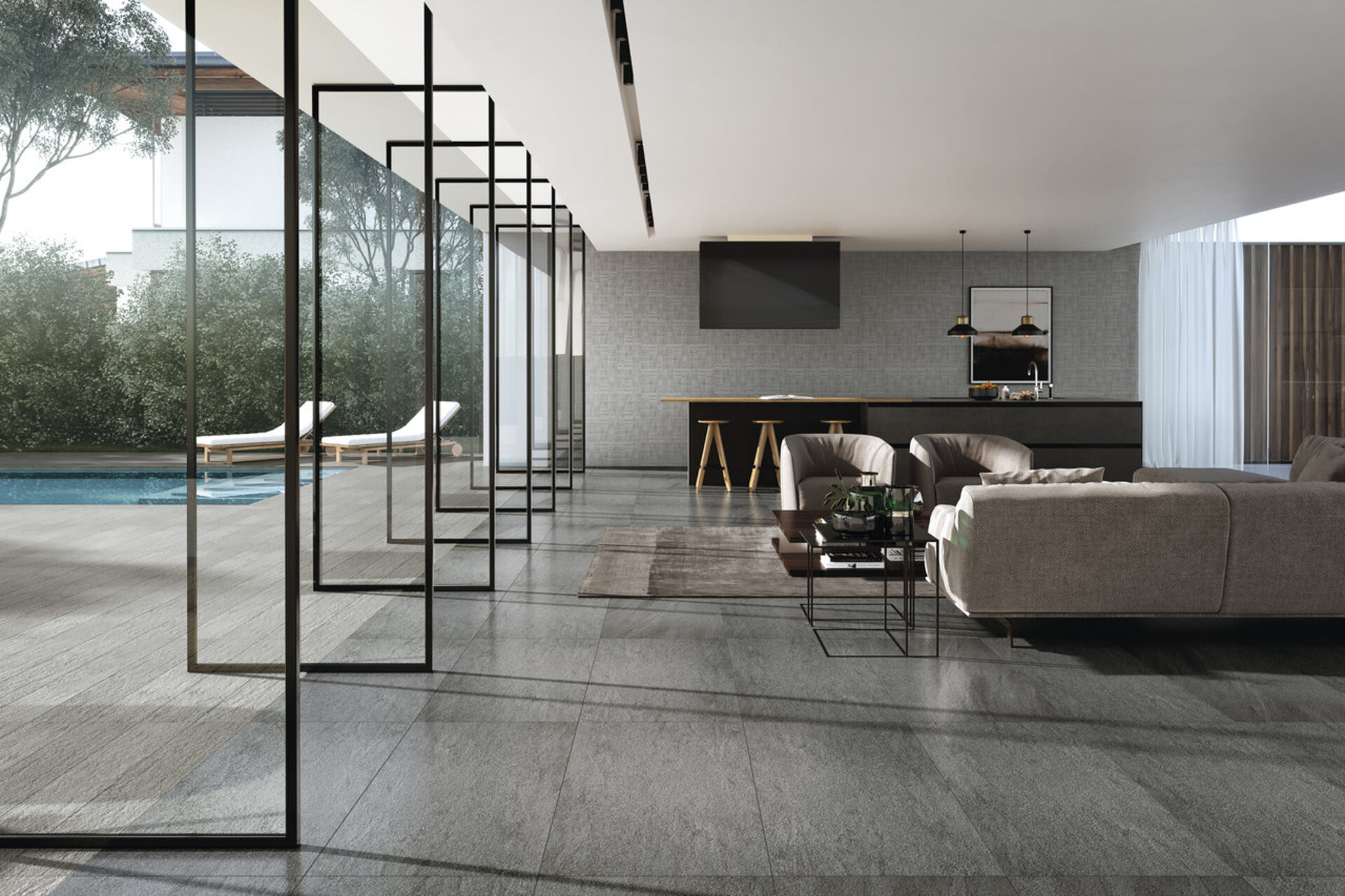 Stone Look Porcelain Tiles - QUARZITE