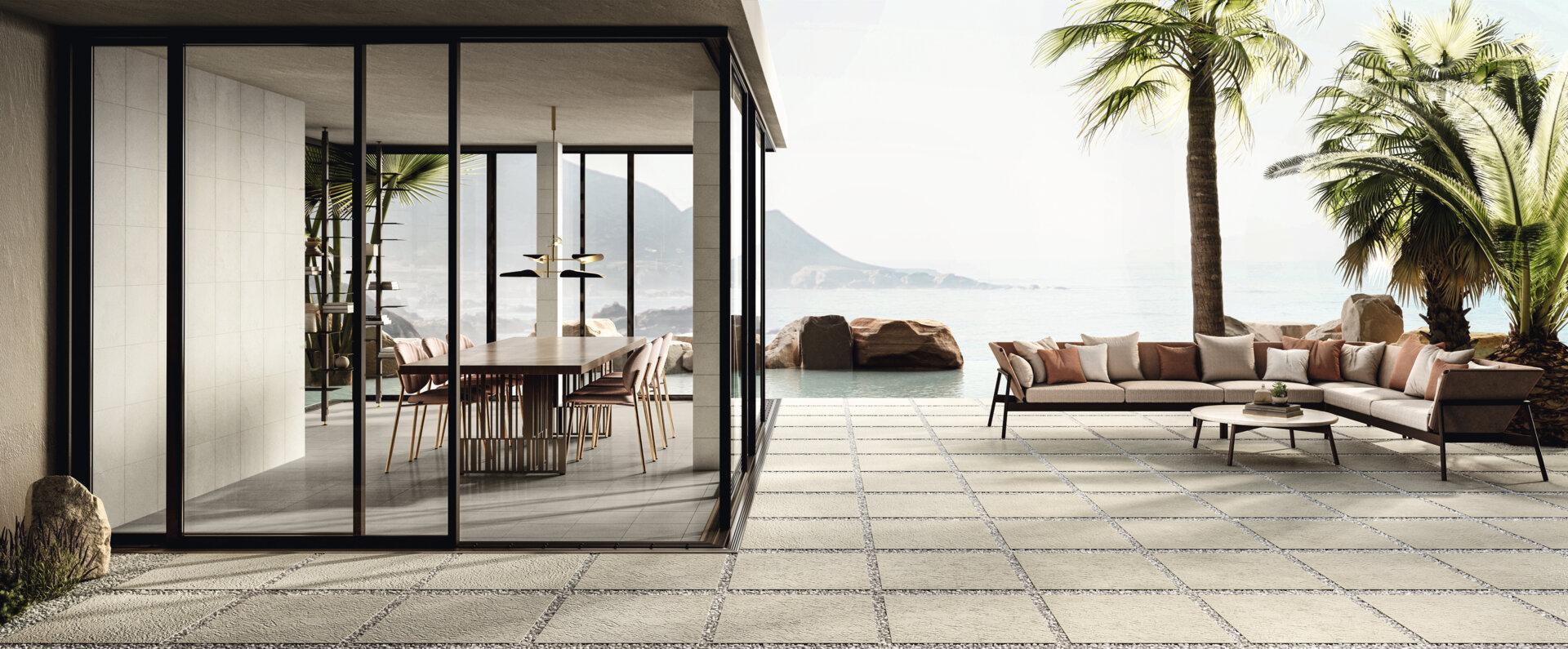 Cement Effect Porcelain Tiles - TWENTY