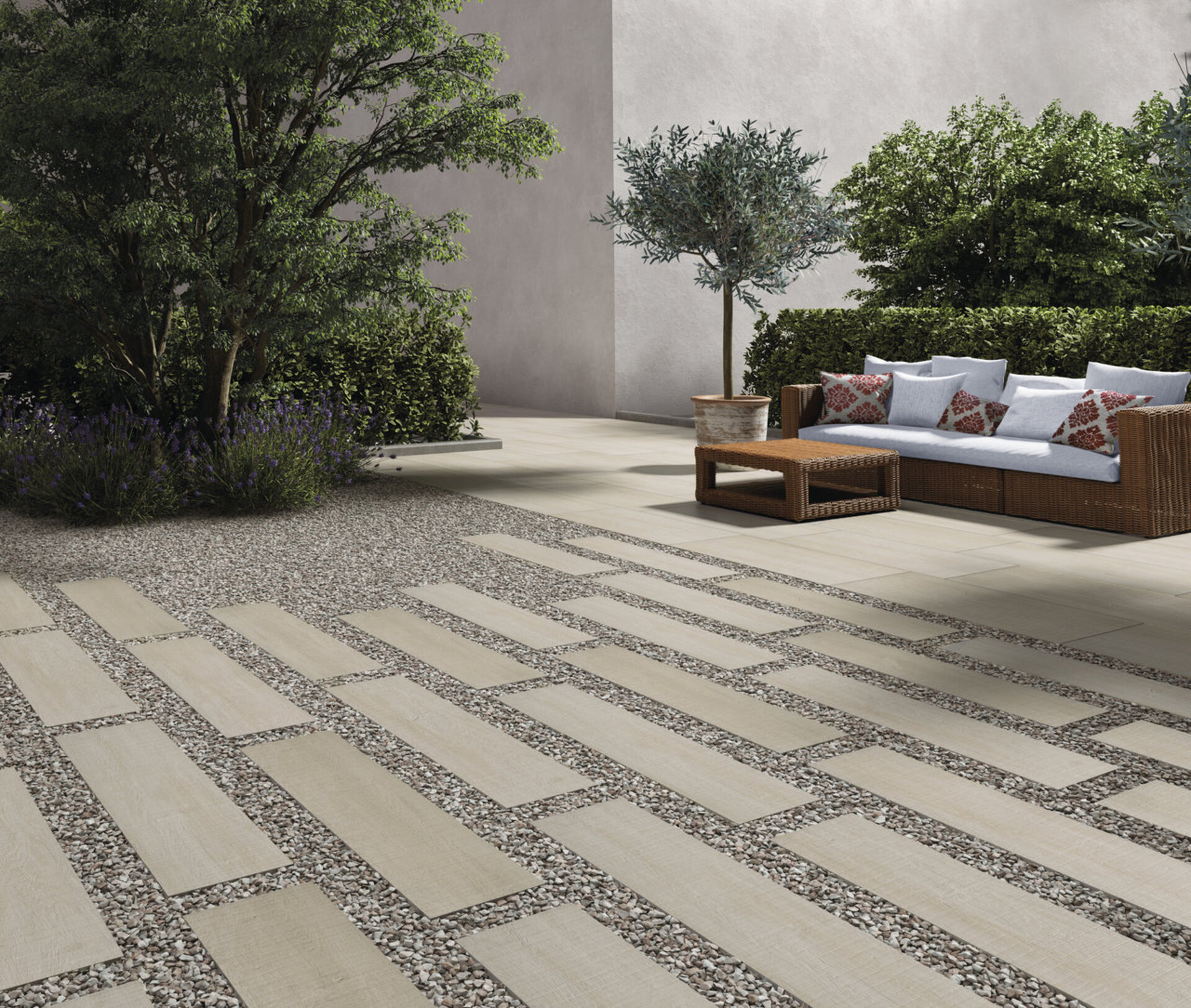 Cement Effect Porcelain Tiles - TWENTY