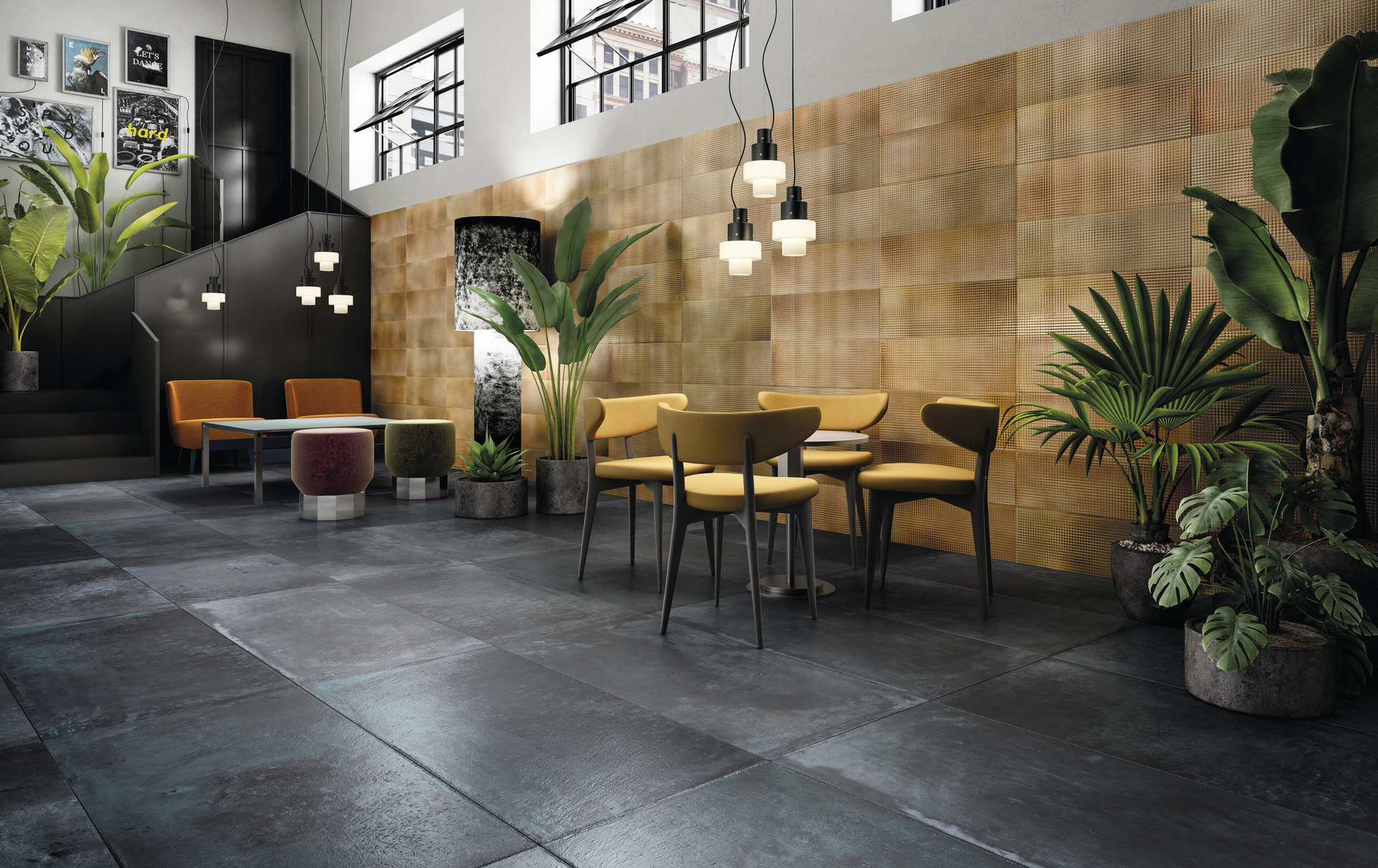 Cement Effect Porcelain Tiles - ALUROCK