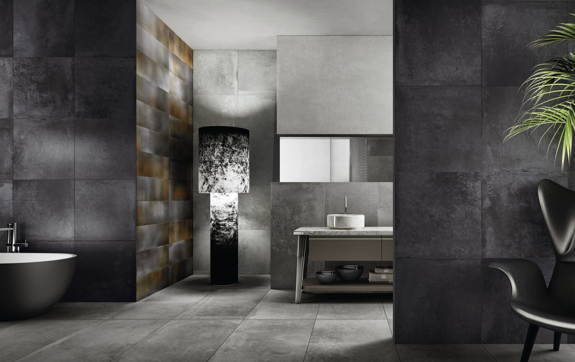 Cement Effect Porcelain Tiles - ALUROCK