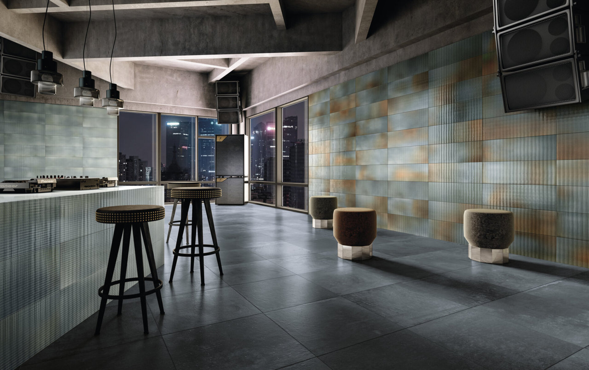  Porcelain Tiles - CITY LIGHTS