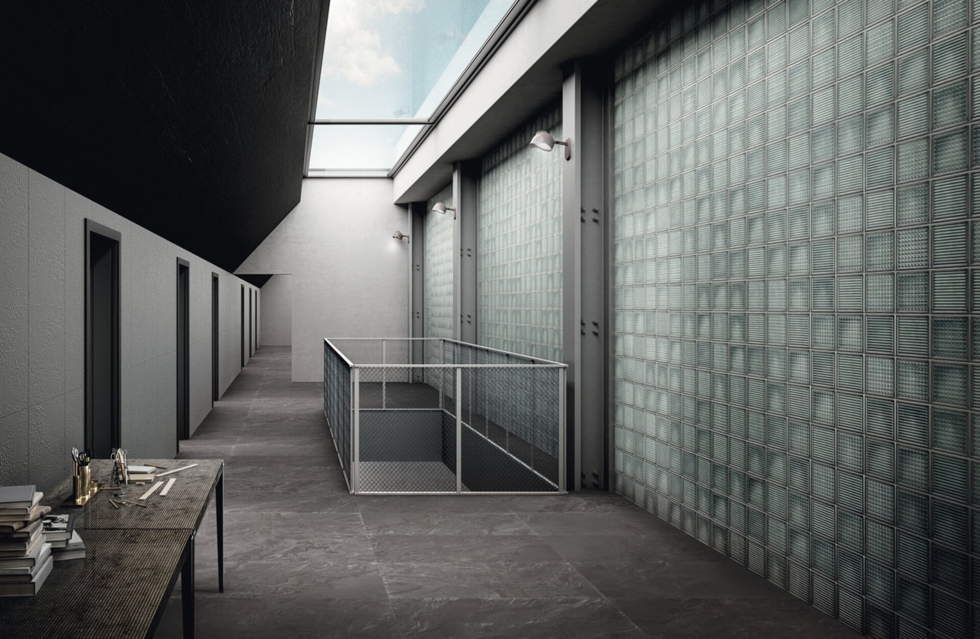  Porcelain Tiles - GLASS BLOCKS