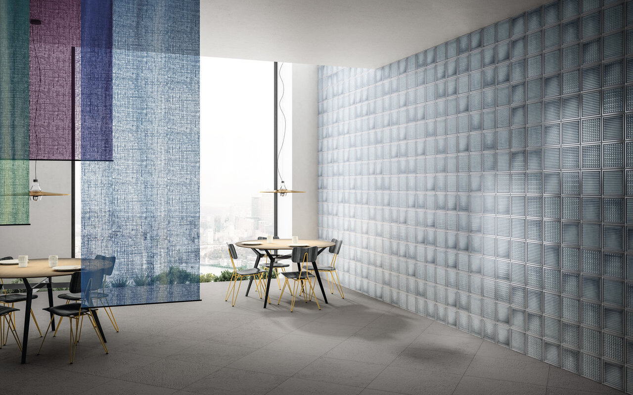  Porcelain Tiles - GLASS BLOCKS