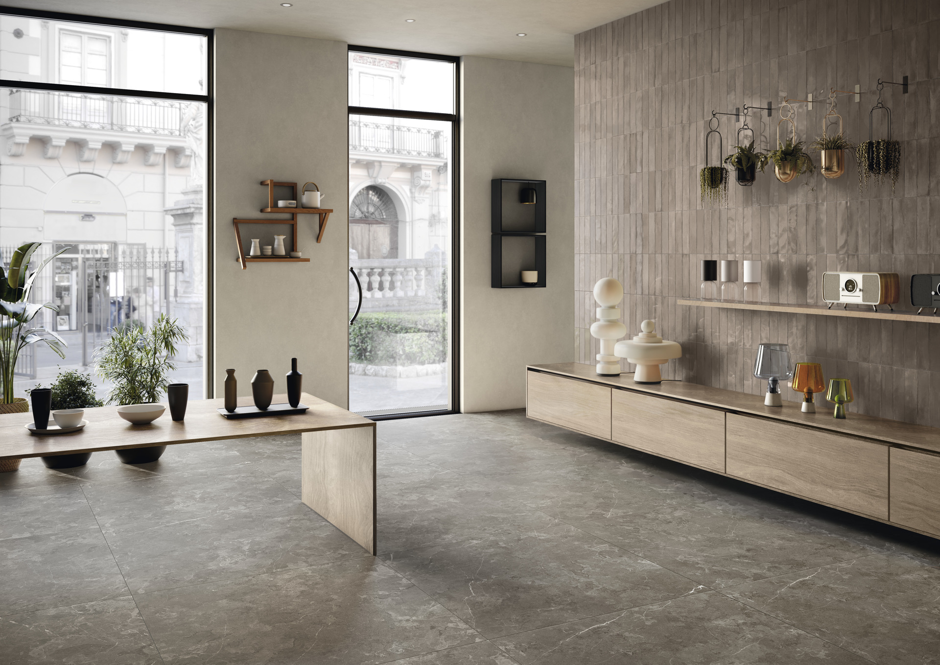 Stone Look Porcelain Tiles - ELEMENTI LAVA
