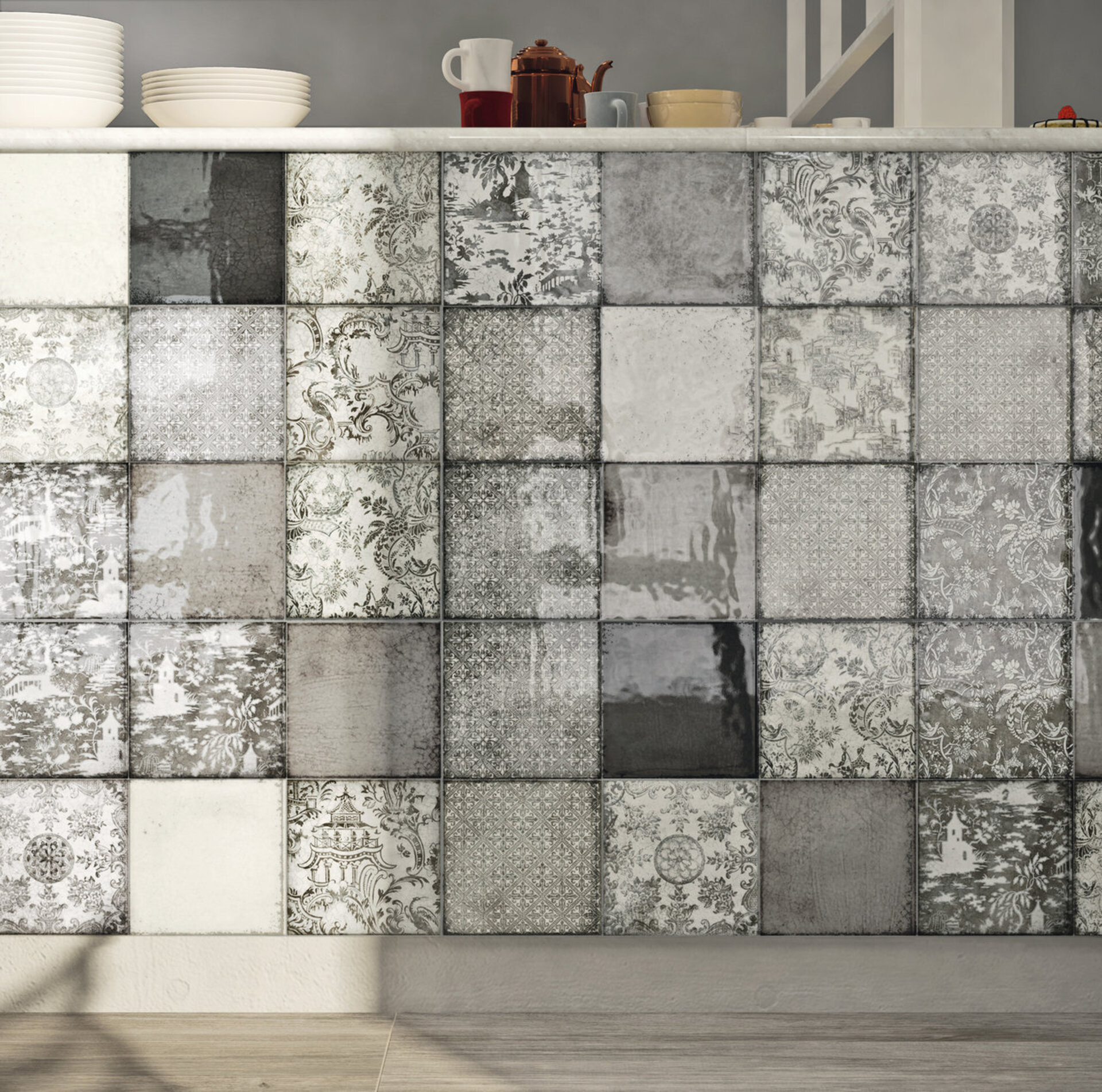  Porcelain Tiles - MAIOLICA