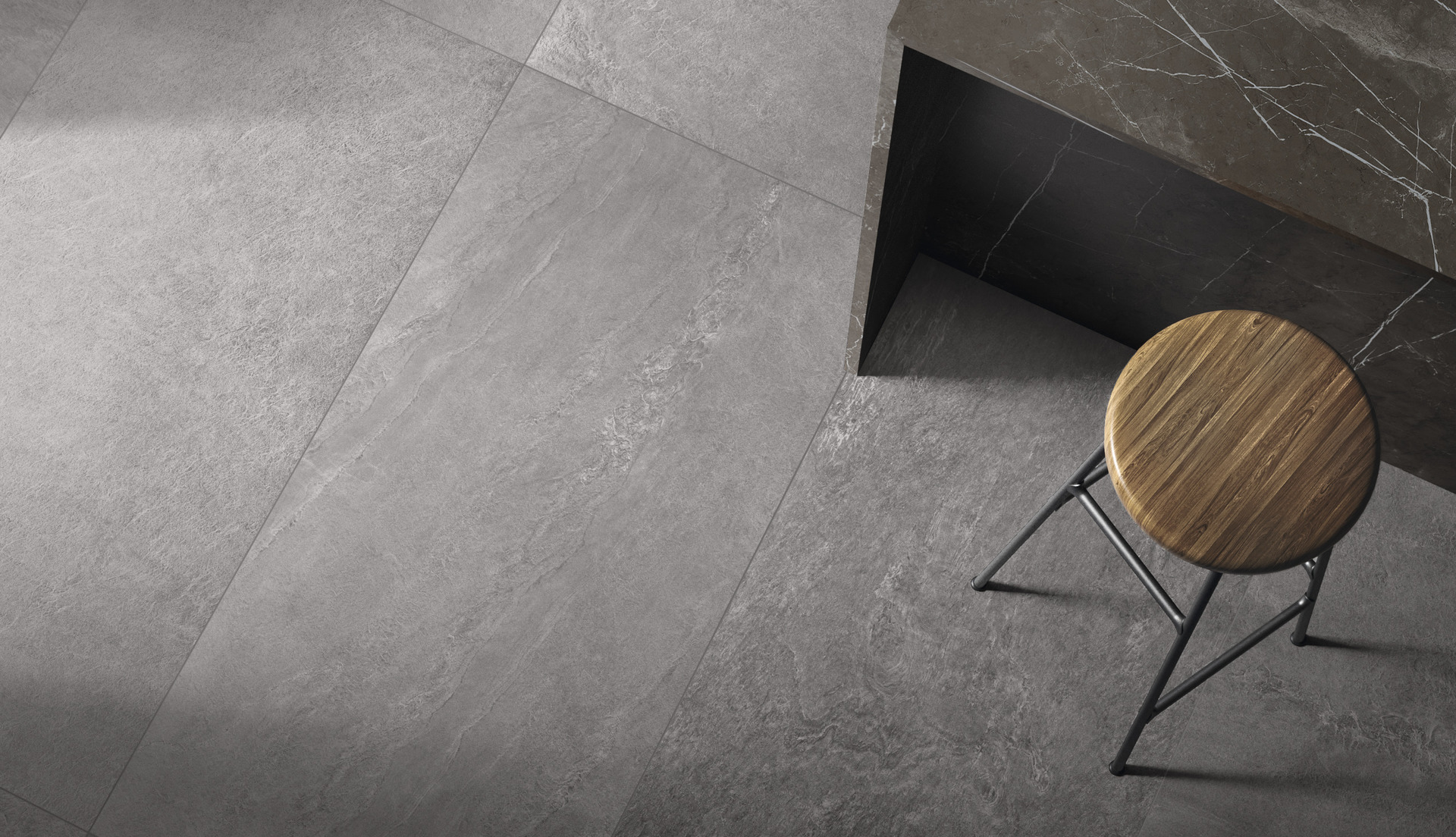 Stone Look Porcelain Tiles - PIETRA DI BILBAO