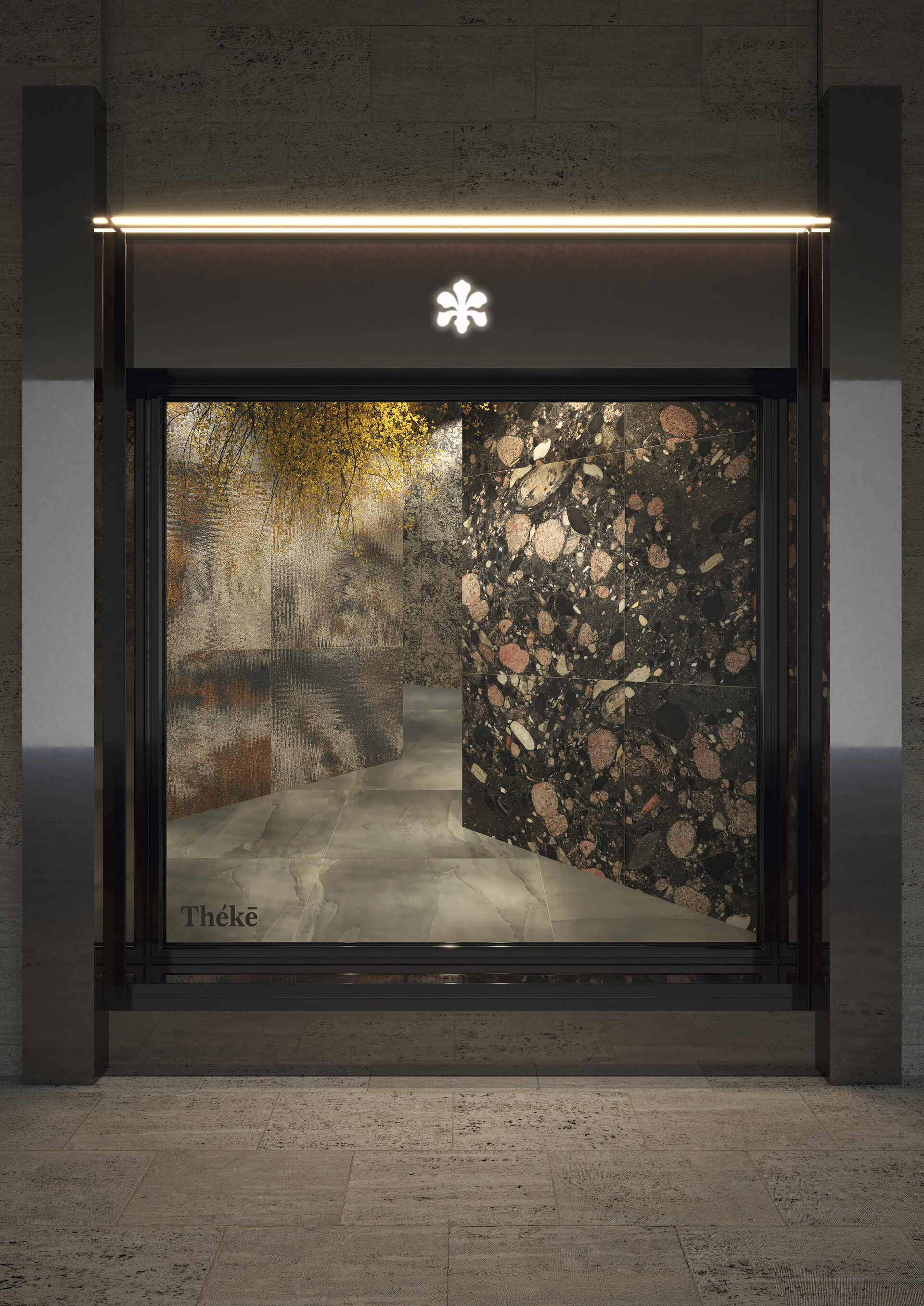  Porcelain Tiles - THÉKĒ TRAME DECORI