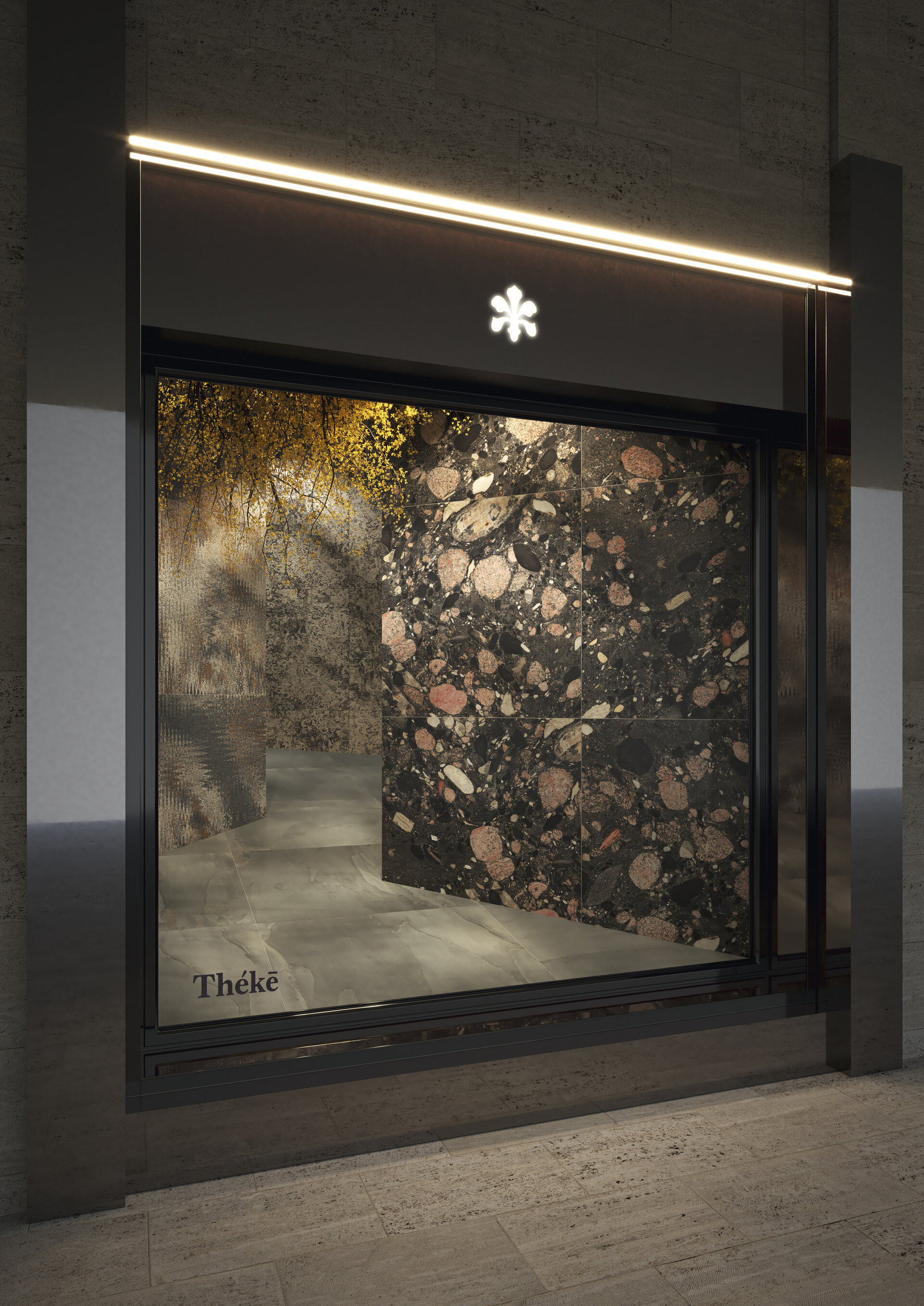  Porcelain Tiles - THÉKĒ TRAME DECORI