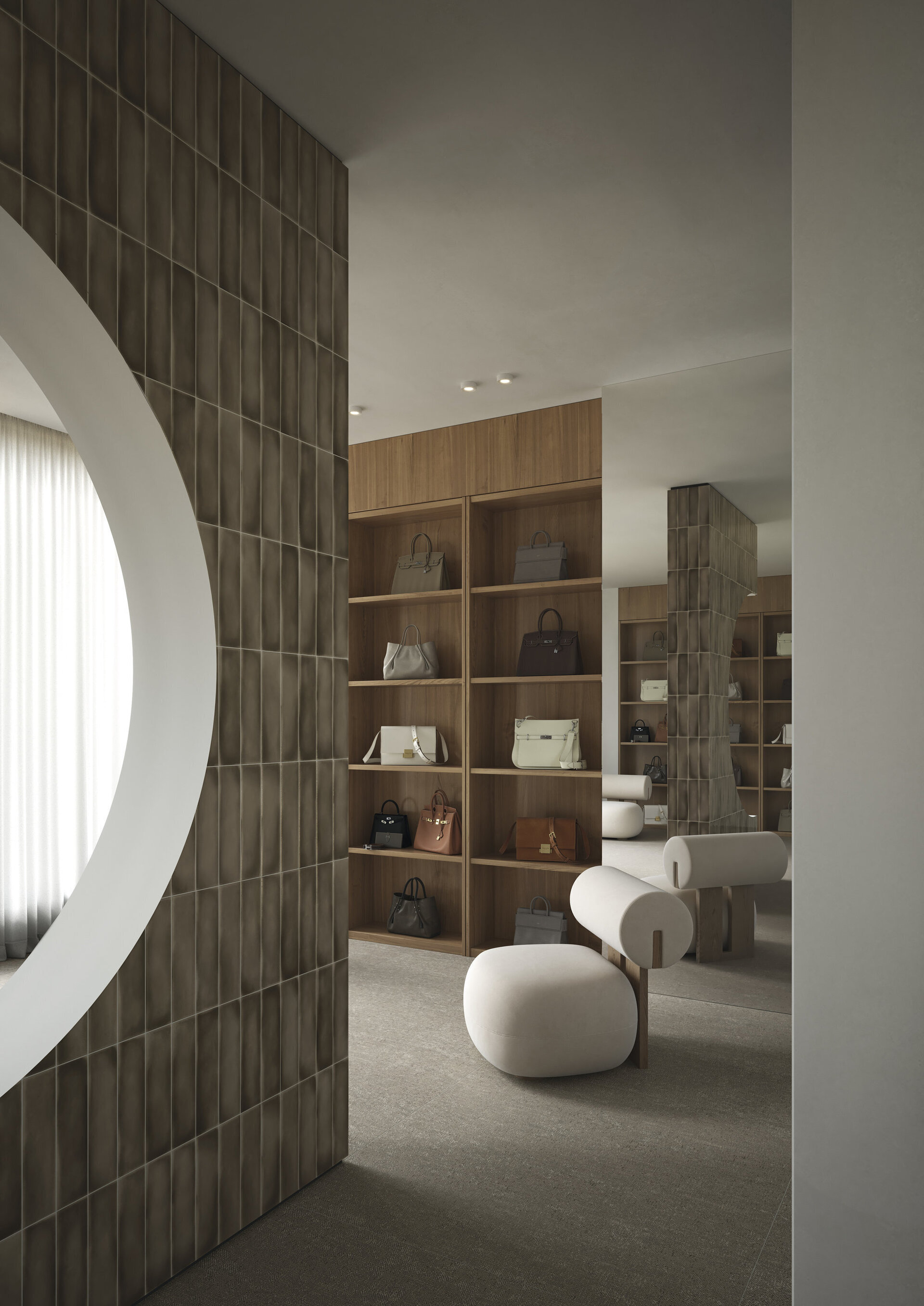  Porcelain Tiles - THÉKĒ TRAME DECORI