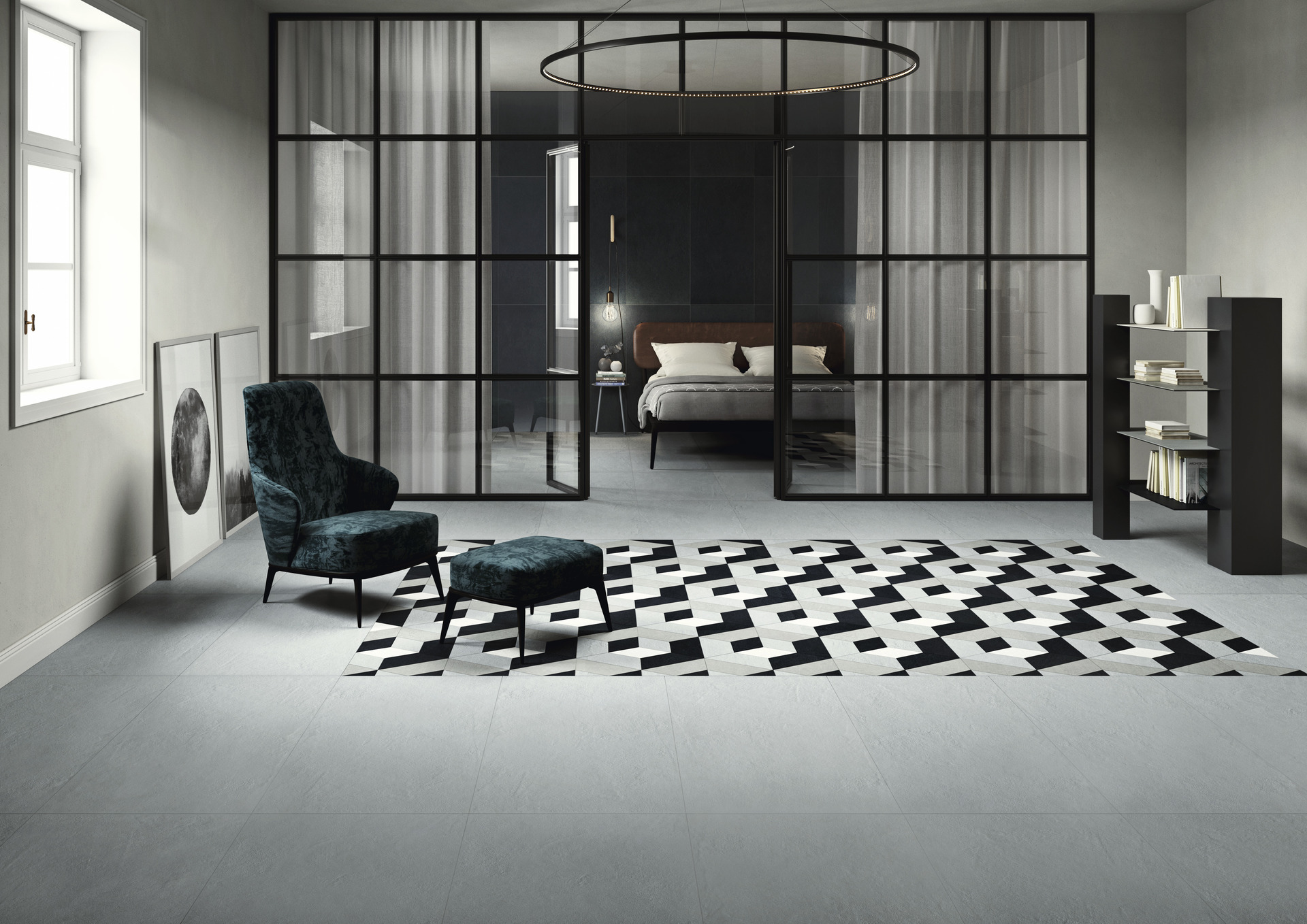 Cement Effect Porcelain Tiles - COLOR STUDIO