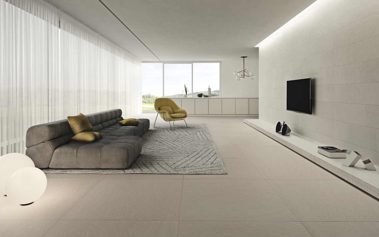 Cement Effect Porcelain Tiles - COLOR STUDIO