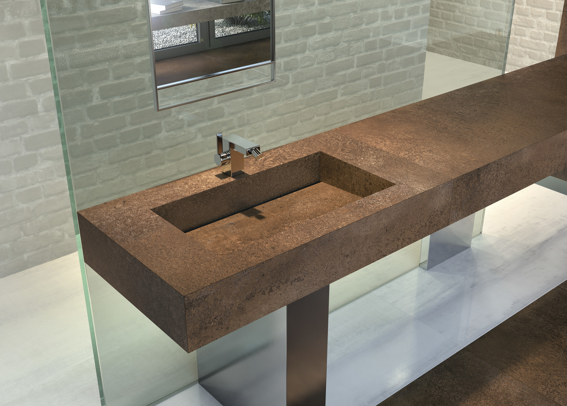 Metal Look Porcelain Tiles - GREAT METALS