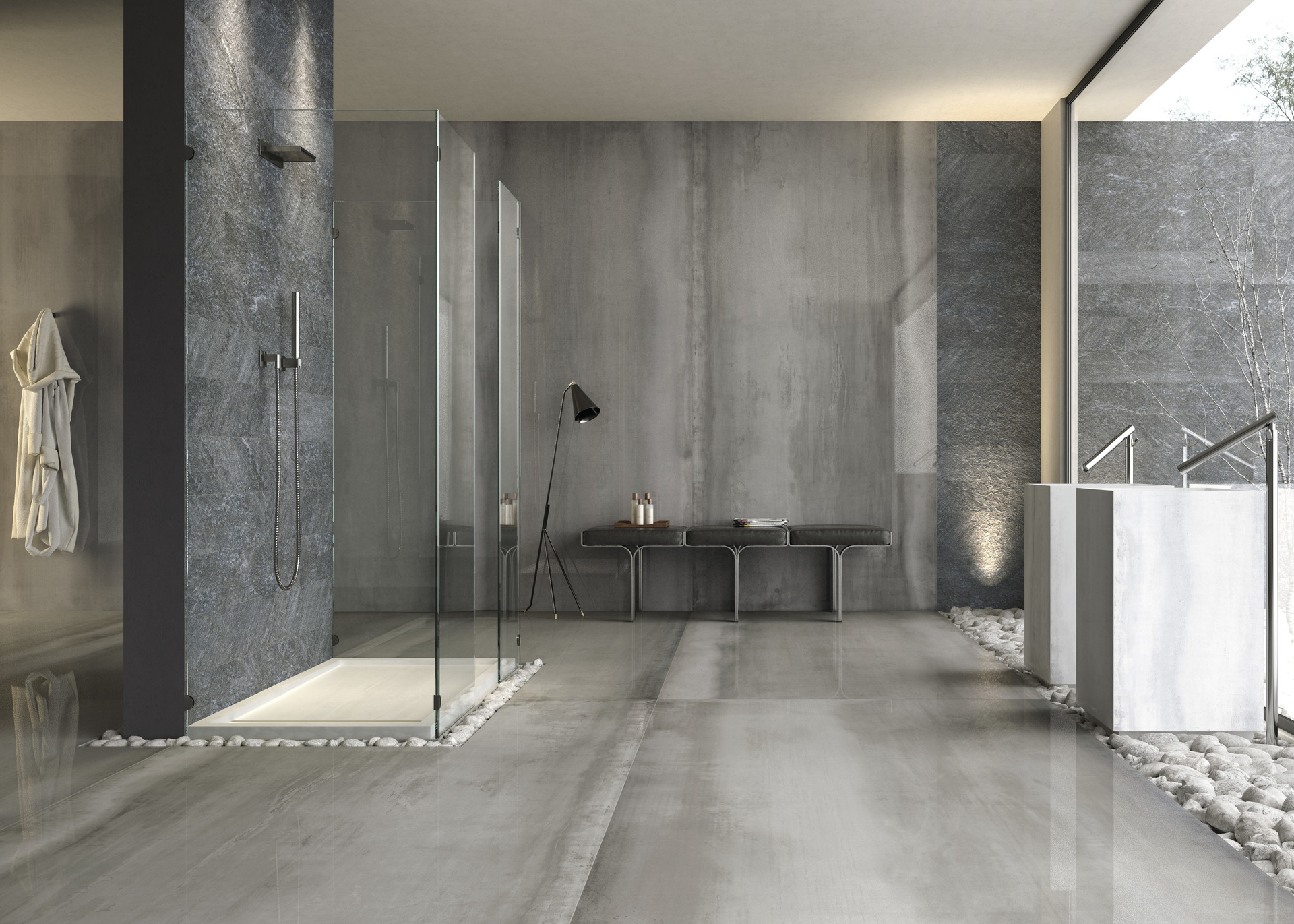 Metal Look Porcelain Tiles - GREAT METALS