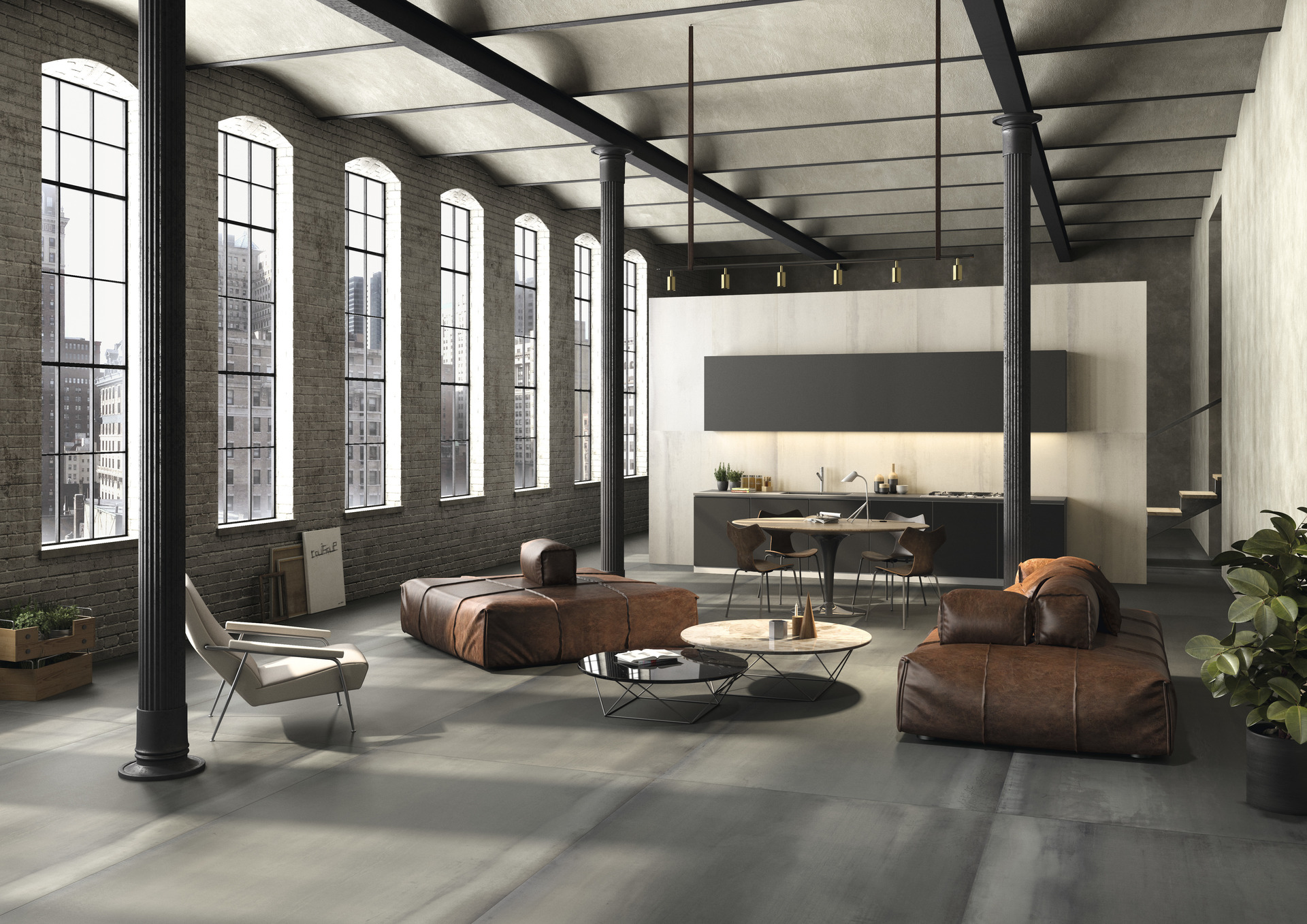Metal Look Porcelain Tiles - GREAT METALS
