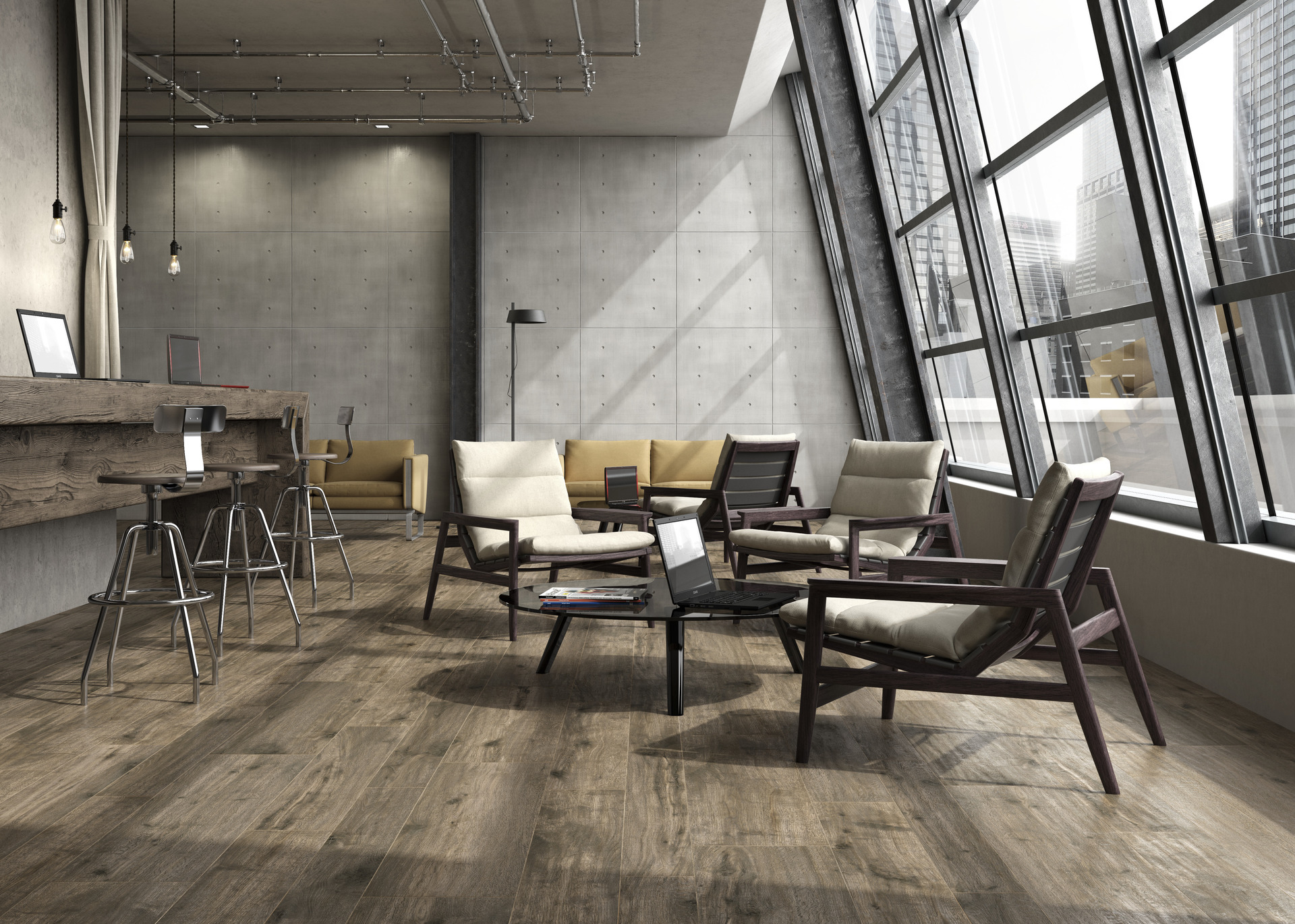 Cement Effect Porcelain Tiles - JUST BEIGE
