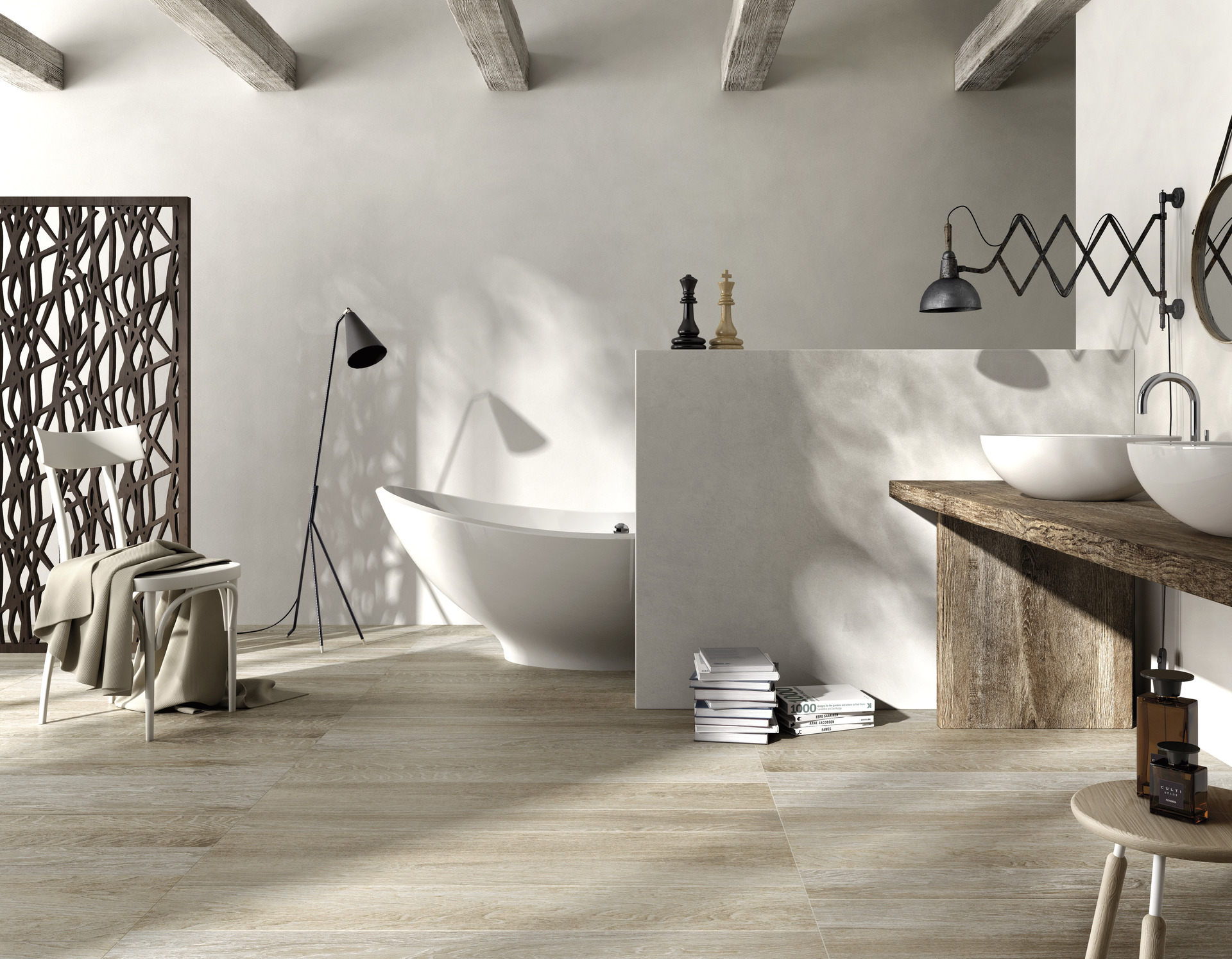Cement Effect Porcelain Tiles - JUST BEIGE