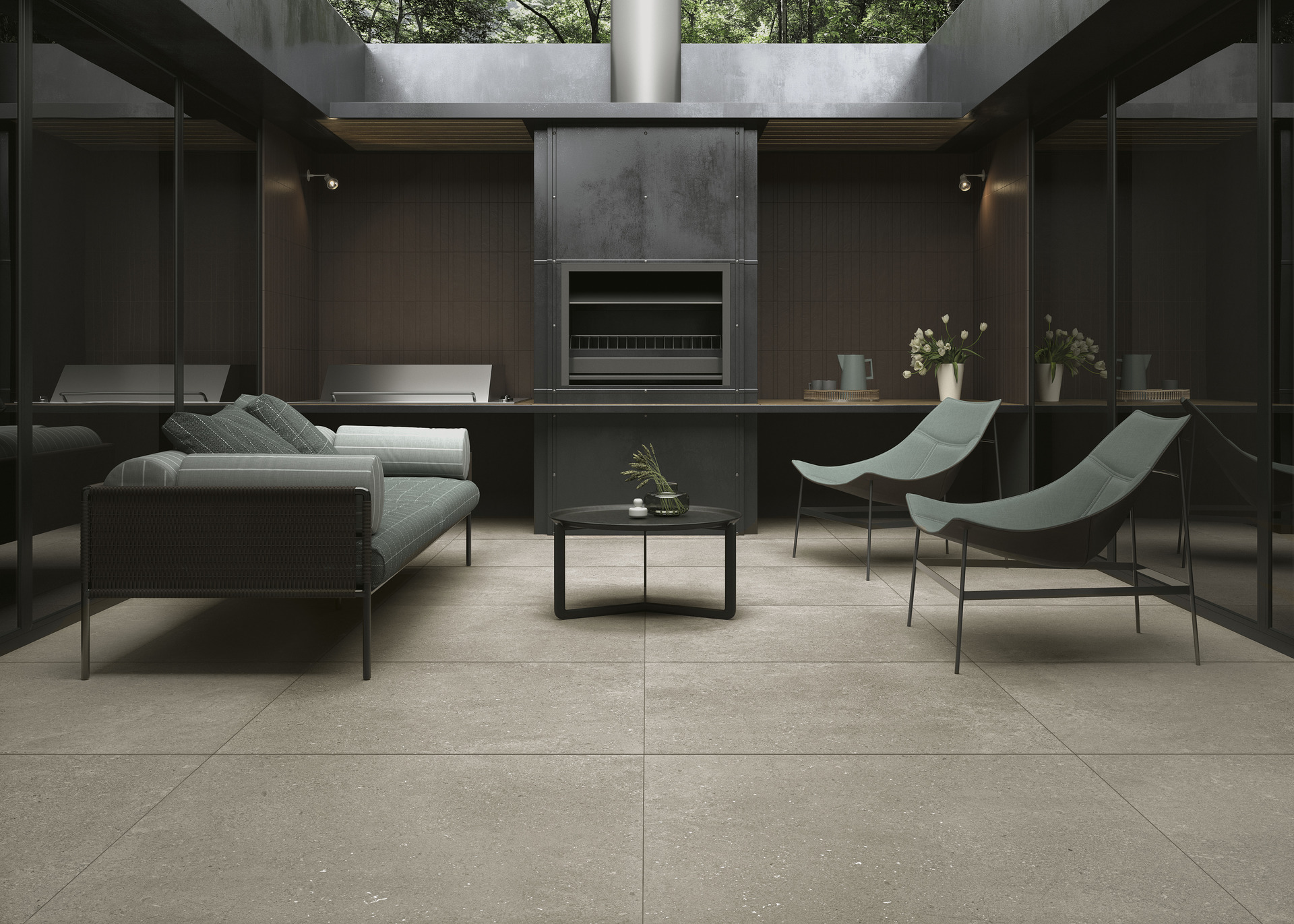 Stone Look Porcelain Tiles - LOFT