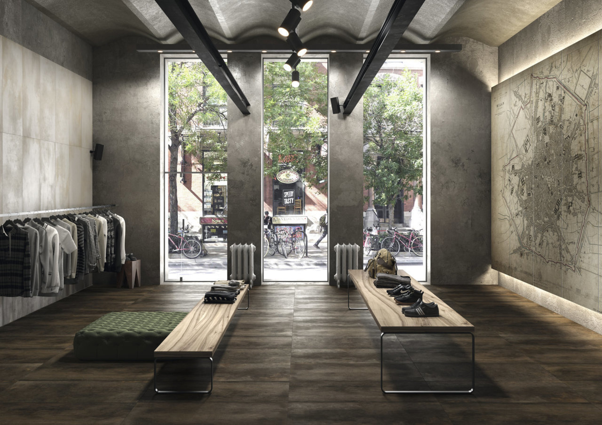 Metal Look Porcelain Tiles - RADICAL