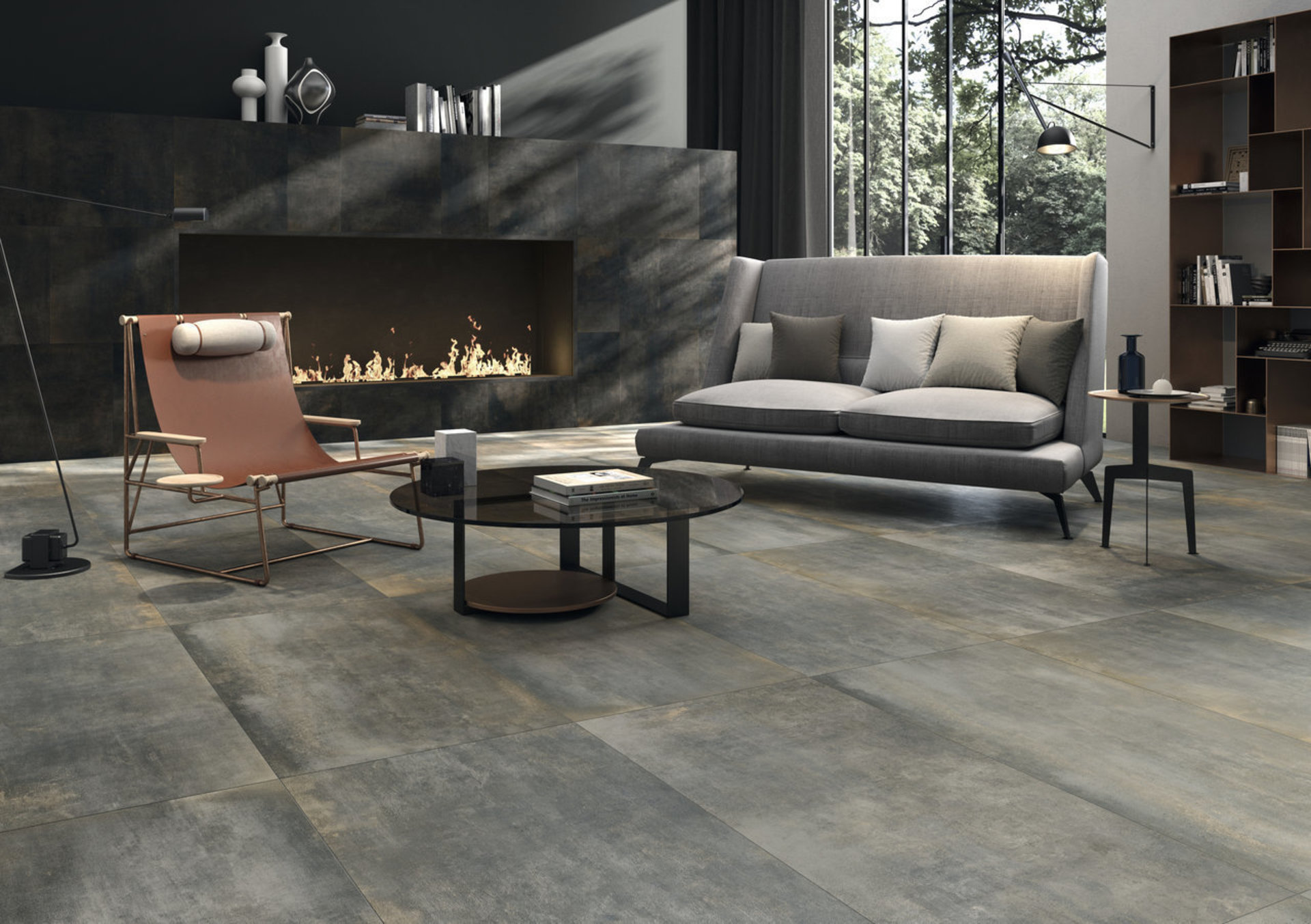 Metal Look Porcelain Tiles - RADICAL