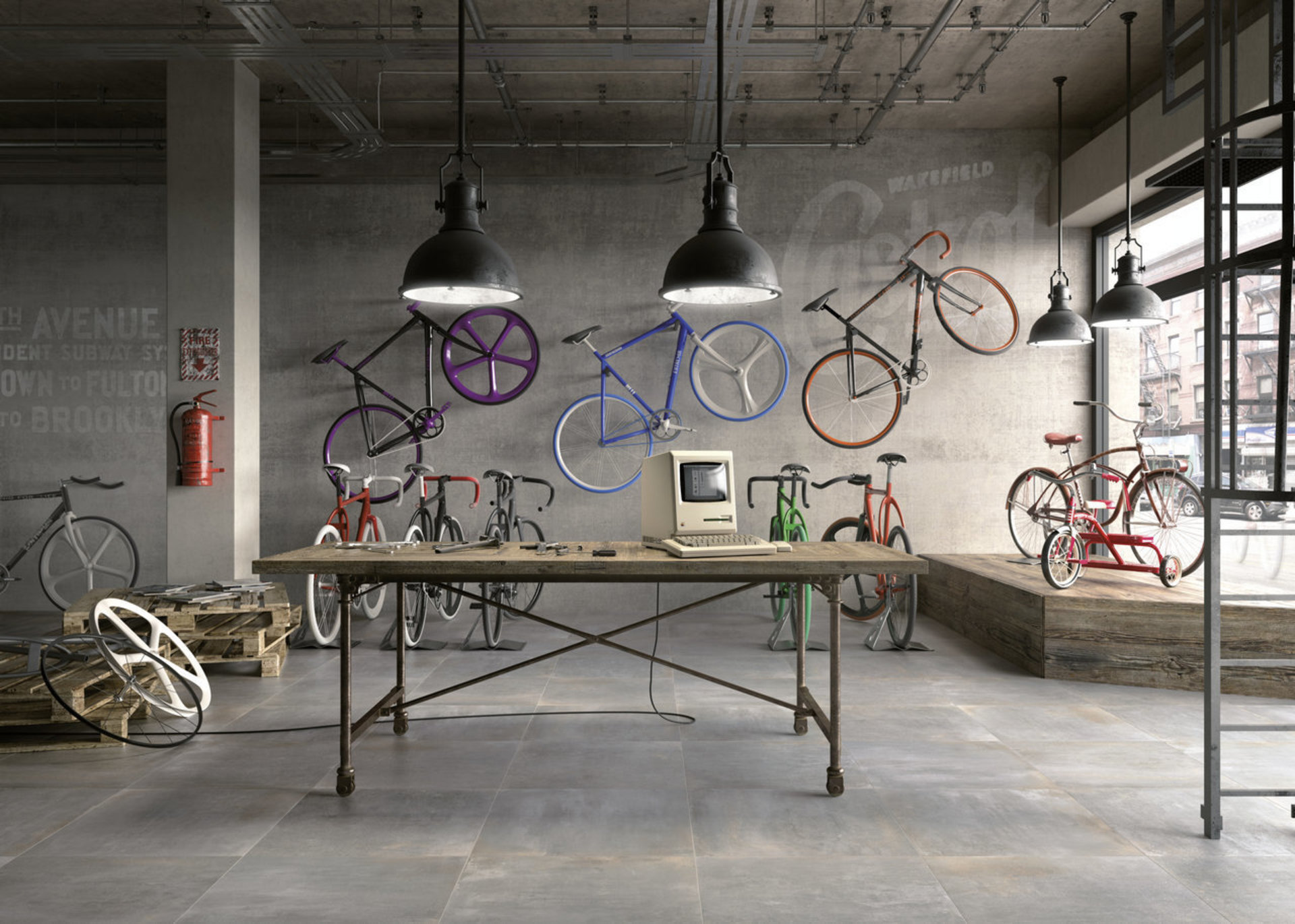 Metal Look Porcelain Tiles - RADICAL