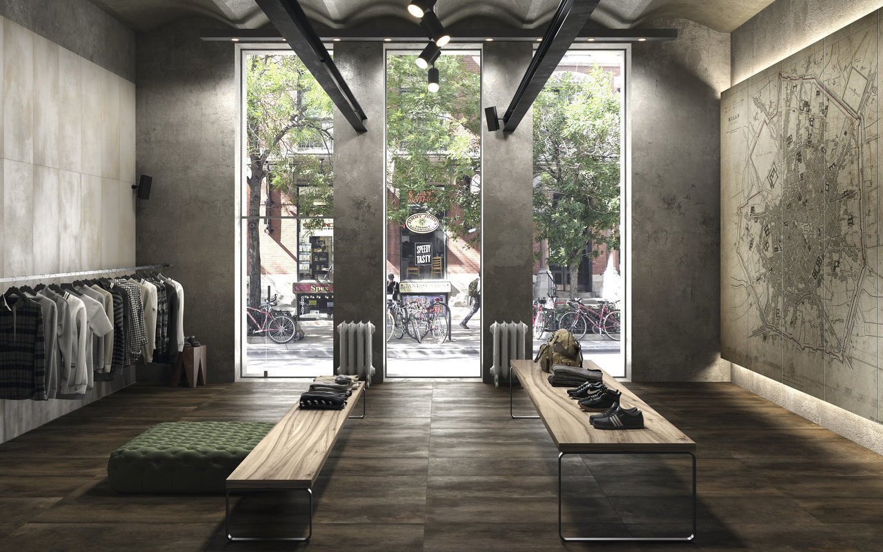 Metal Look Porcelain Tiles - RADICAL
