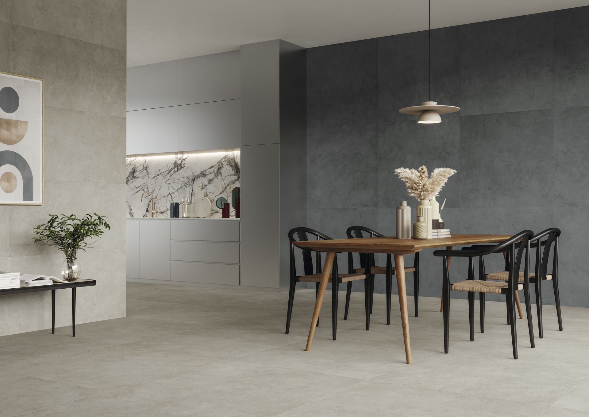 Cement Effect Porcelain Tiles - STARDUST