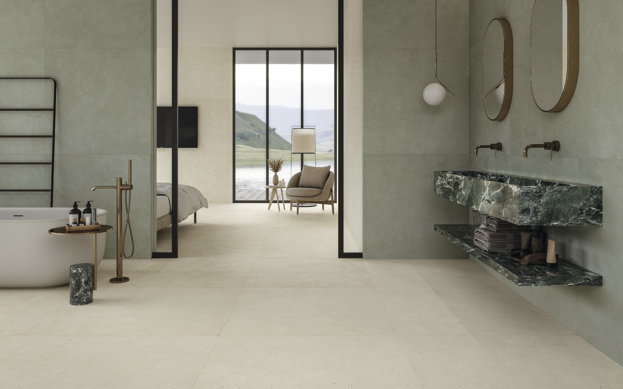 Cement Effect Porcelain Tiles - STARDUST