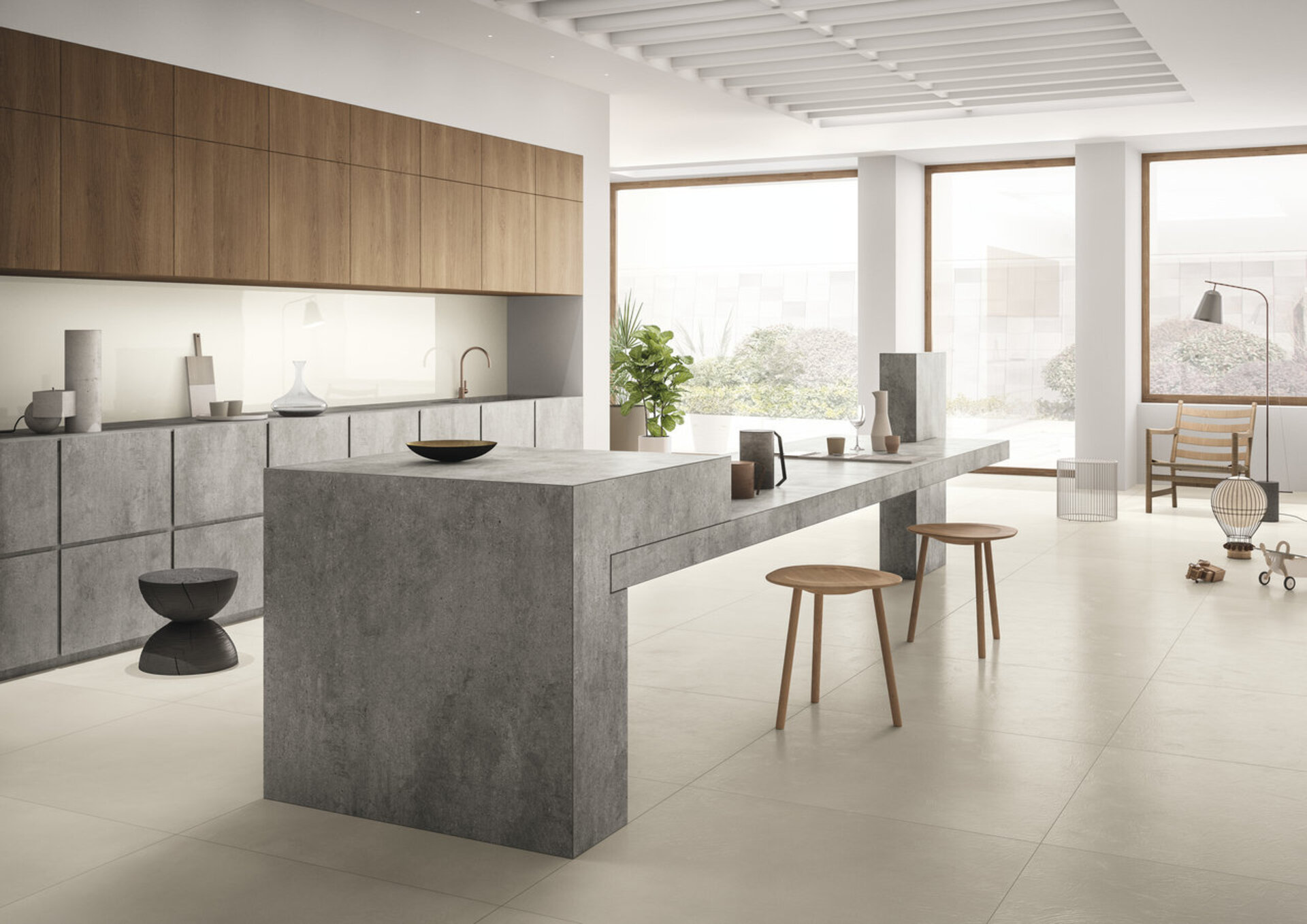 Cement Effect Porcelain Tiles - SAPIENSTONE