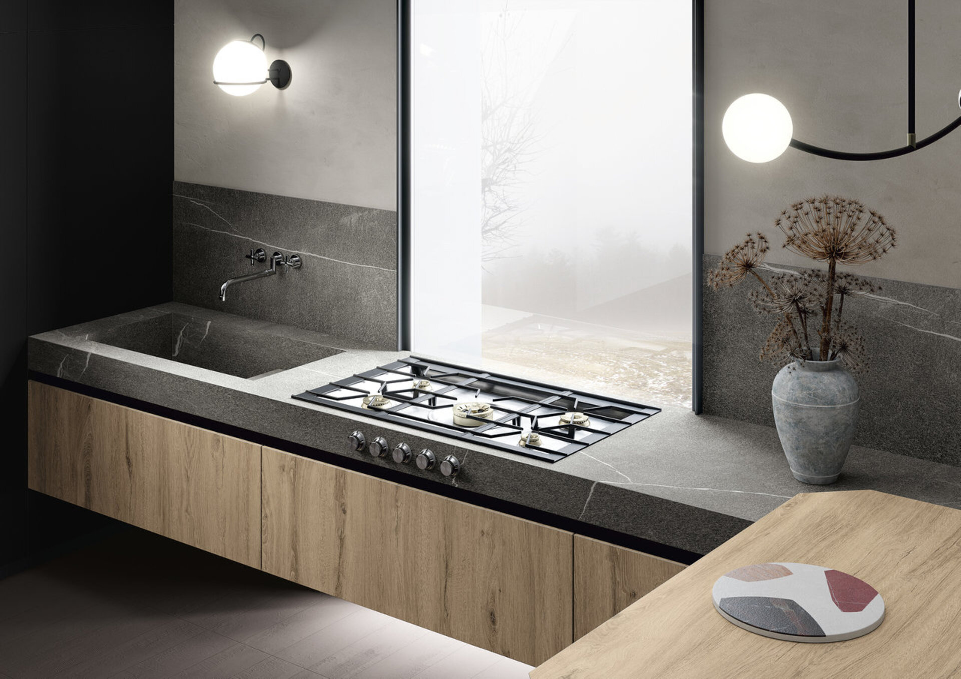 Cement Effect Porcelain Tiles - SAPIENSTONE